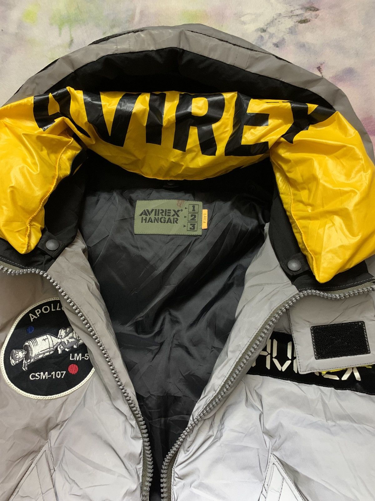 Avirex Avirex Astronaut Apollo Glowing Puffer Down Jacket Size US L / EU 52-54 / 3 - 12 Thumbnail