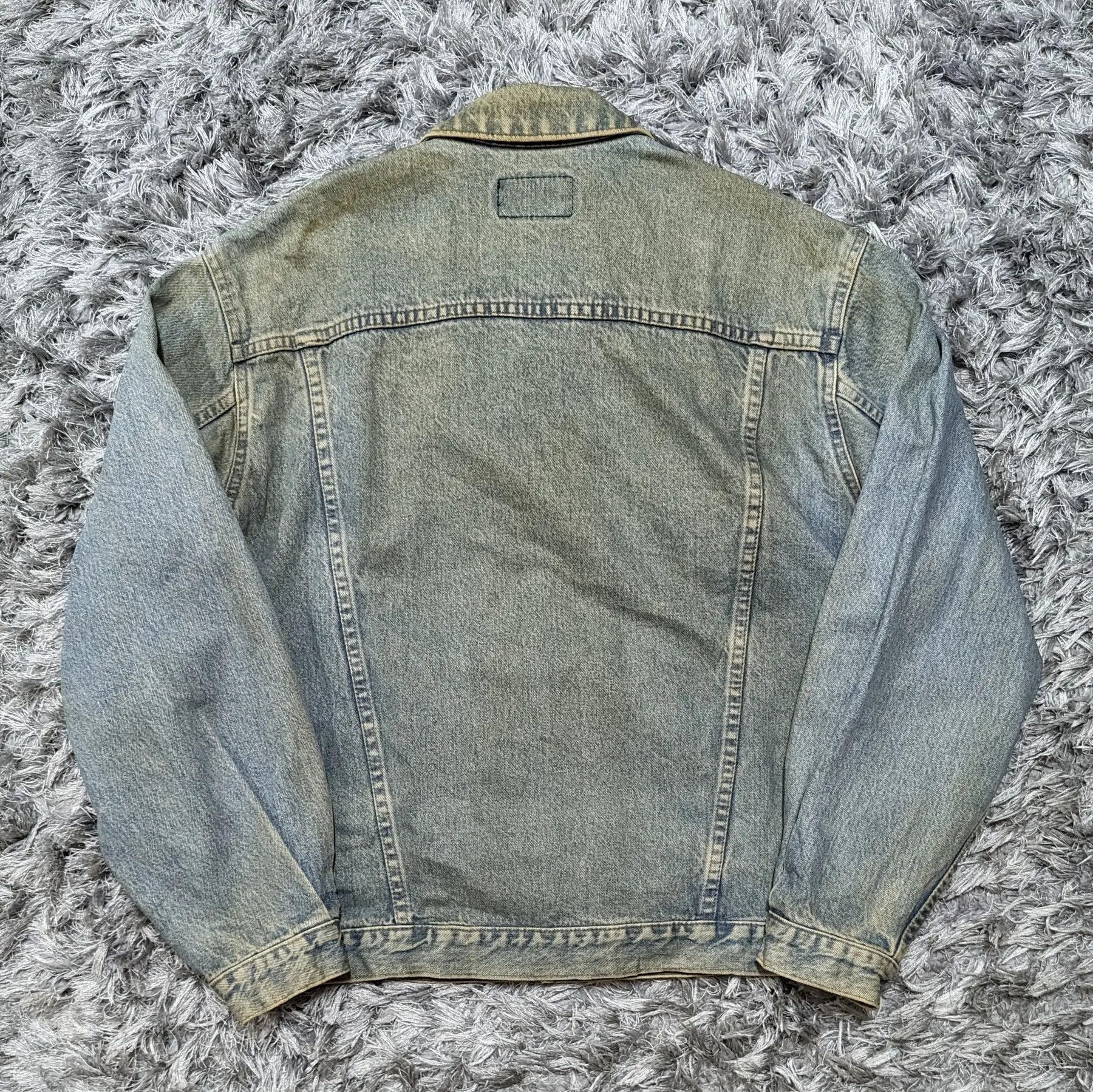 Levi's Vintage Clothing Vintage 80s Levi's Orange Tab Denim Trucker Jacket Denims Size US L / EU 52-54 / 3 - 3 Thumbnail