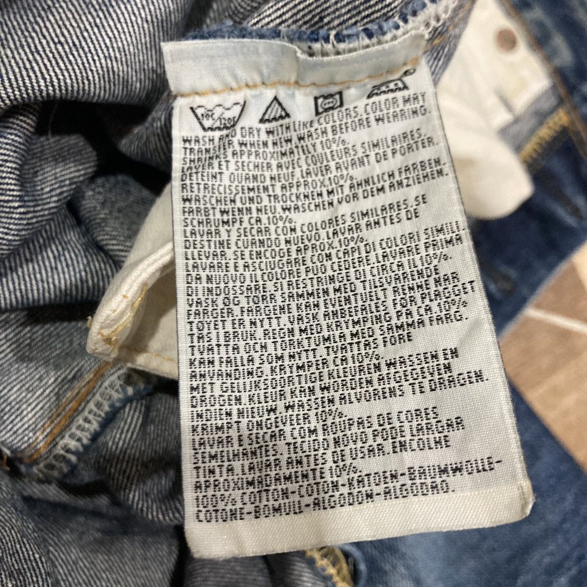 Levi's × Levi's Vintage Clothing × Vintage VINTAGE 90s LEVI’S BIG E 501XX SELVEDGE DISTRESSED JEANS Size US 30 / EU 46 - 24 Thumbnail