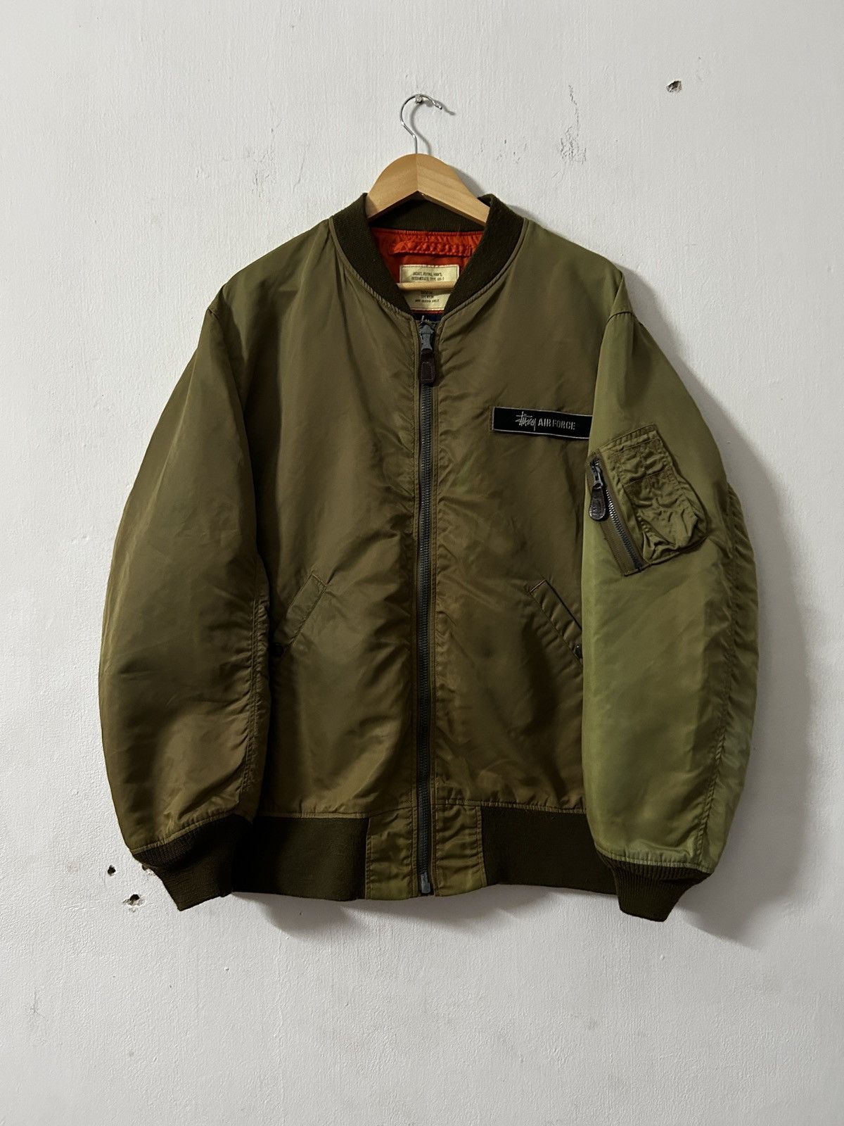 Comme des Garcons × Stussy Stussy CDG MA-1 Bomber Jacket 40th