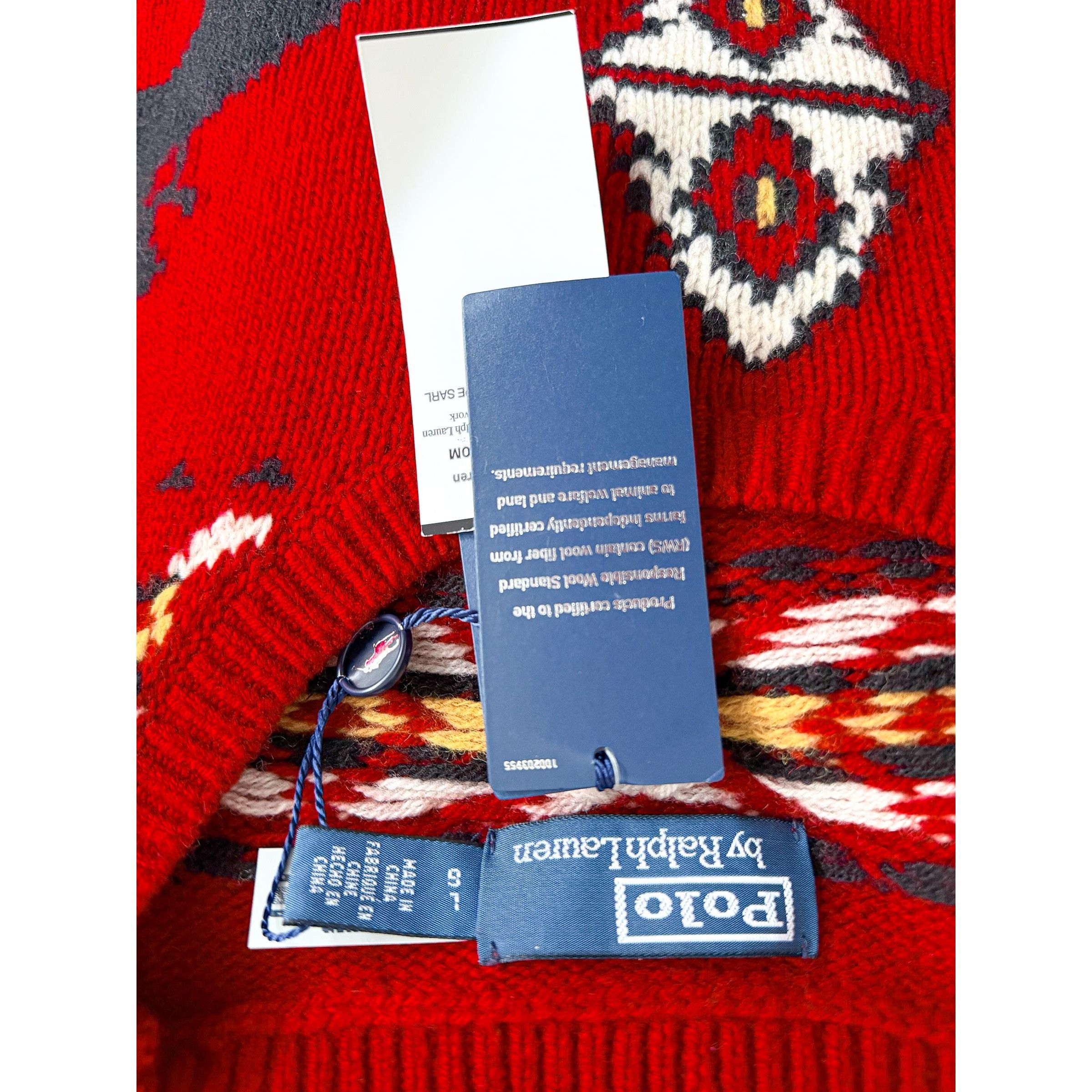 Polo Ralph Lauren Ralph Lauren Polo Wool Blend Chunky Knit Western Fair Isle S Size US L / EU 52-54 / 3 - 4 Thumbnail