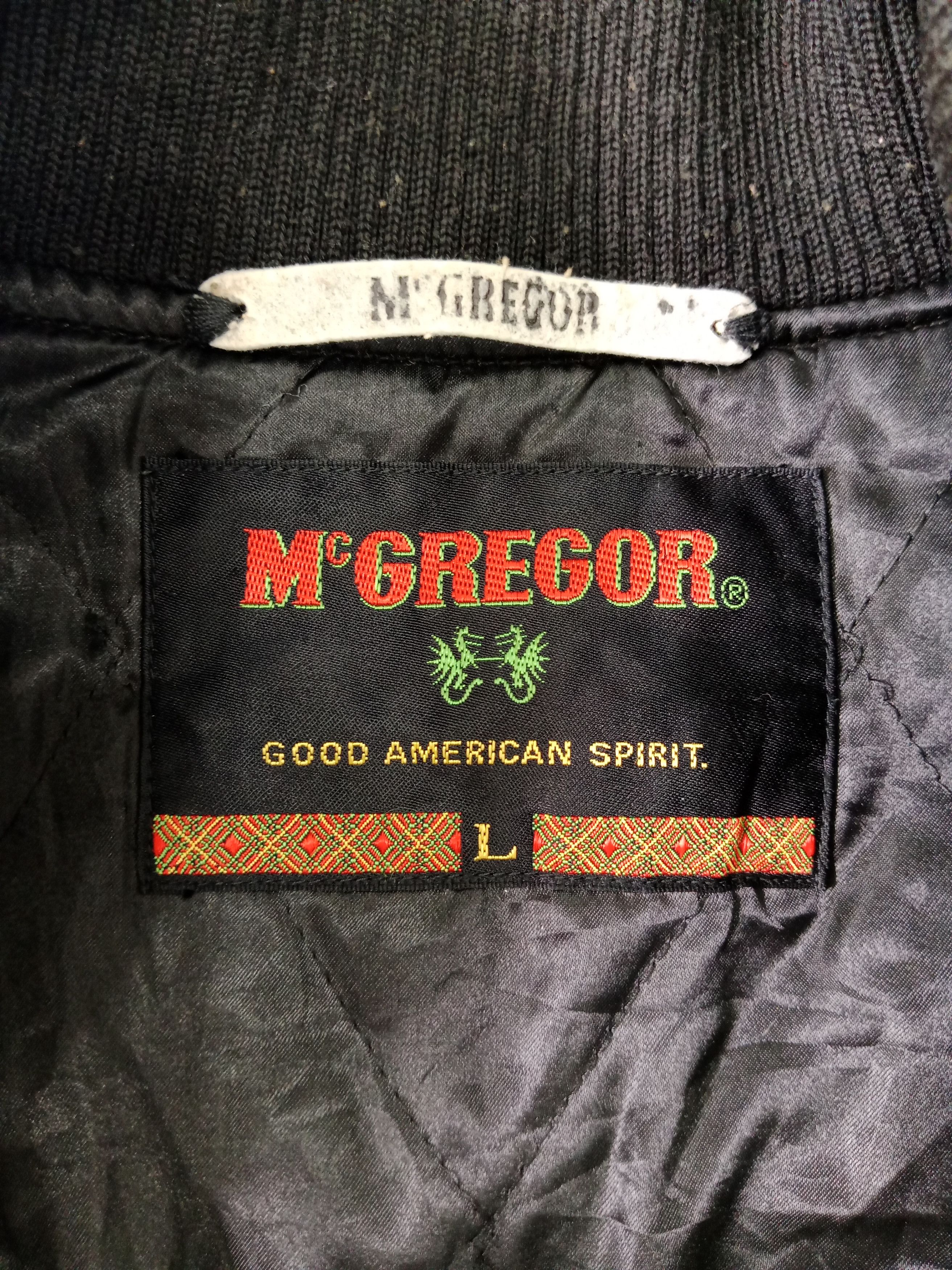 McGregor Vintage McGregor Varsity Jacket Snap Button Nice Style Size US L / EU 52-54 / 3 - 10 Thumbnail