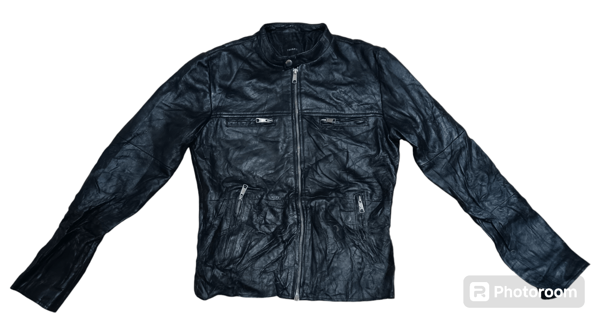 Genuine Leather × Japanese Brand × Vintage VINTAGE ROSHELL LEATHER JACKET Size US L / EU 52-54 / 3 - 1 Thumbnail