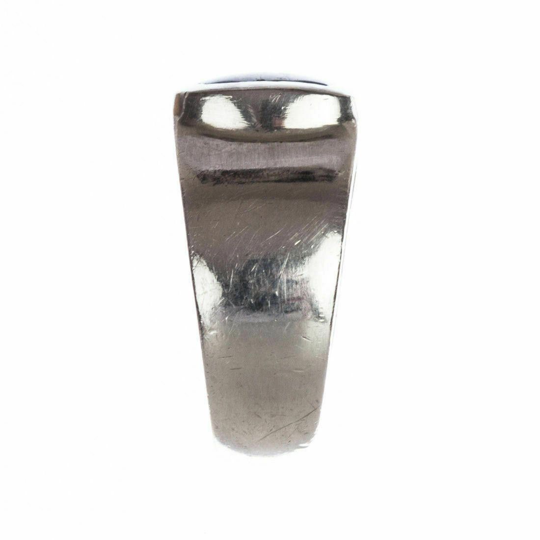 Handmade Handmade Sterling Silver Green Tourmaline Ring Size ONE SIZE - 4 Thumbnail