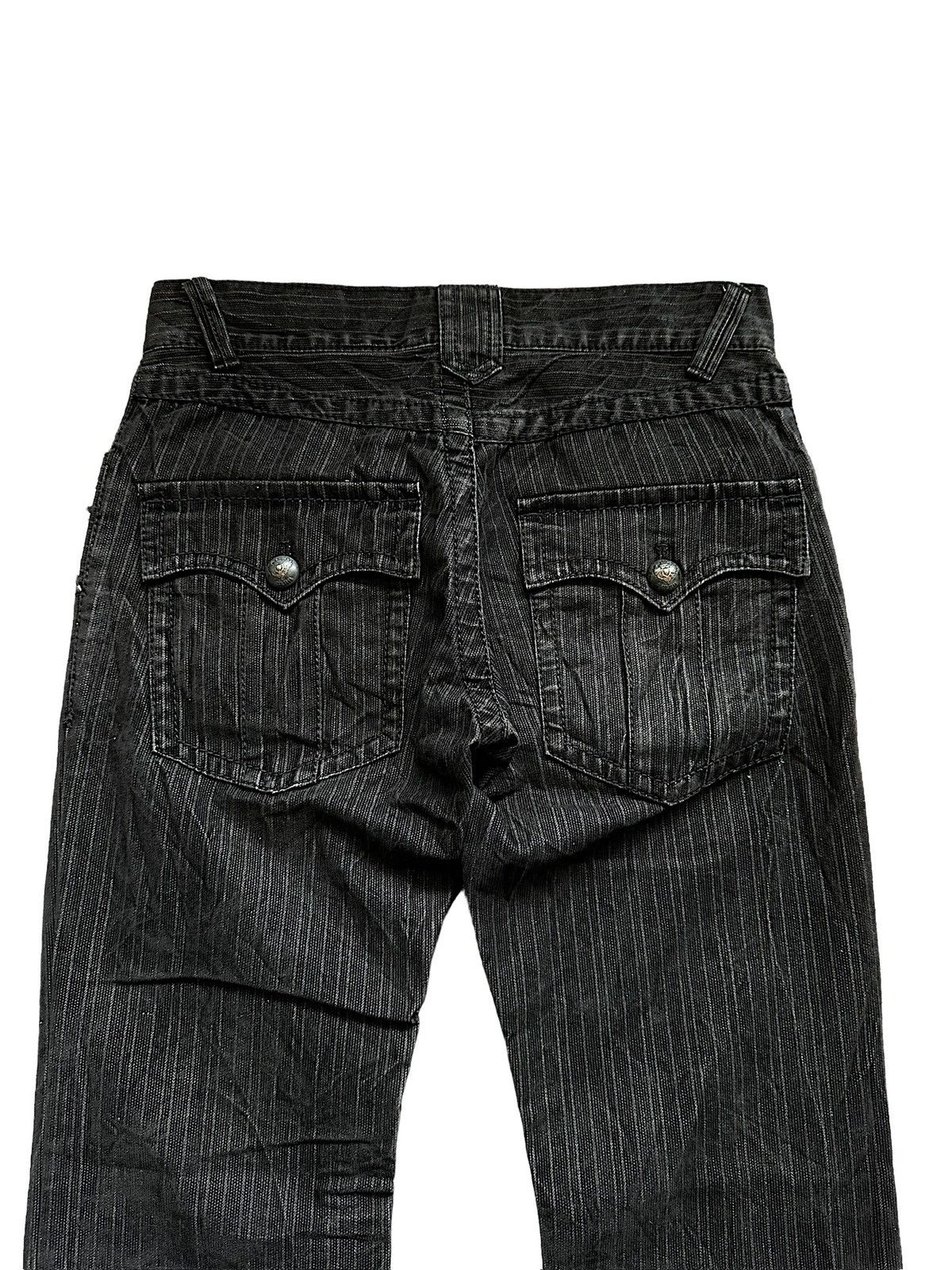 JUN MEN 2010's JUNMEN Japan velour denim gothic jeans Size US 32 / EU 48 - 10 Thumbnail