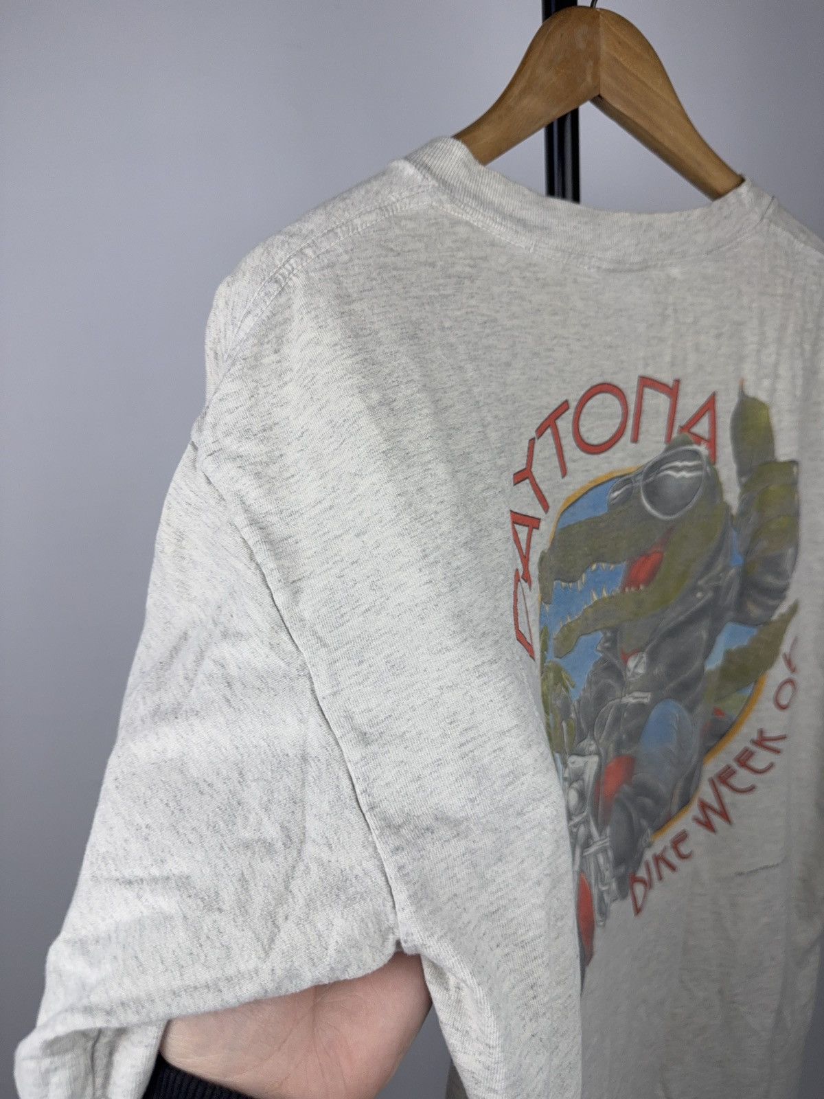 Vintage Vintage 1996 Daytona Bike Moto Week Biker Eagle T Shirt Size US L / EU 52-54 / 3 - 17 Thumbnail