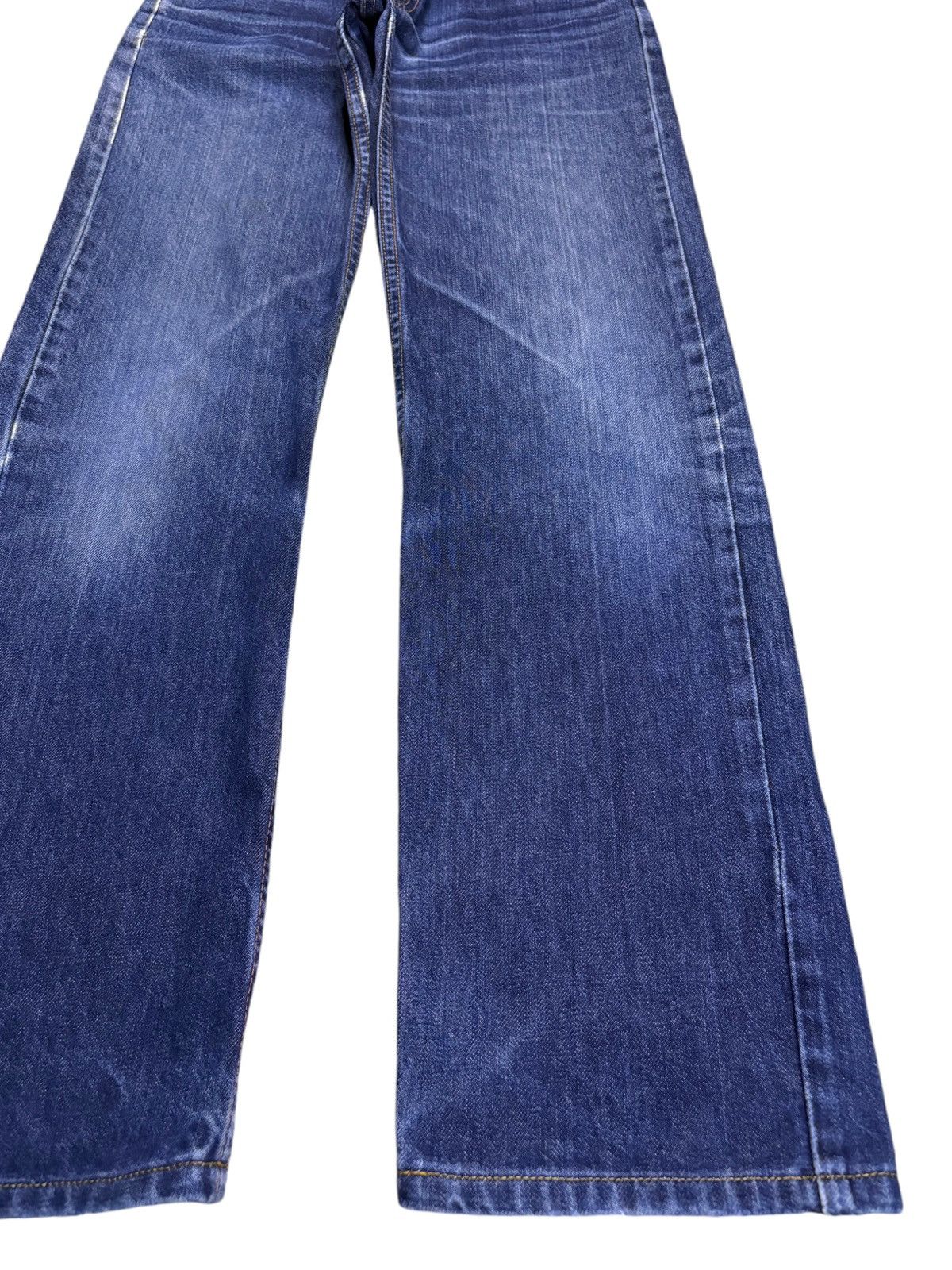 Levi's Vintage 90s Levis 607 Orange Tab Blue Wash Distressed Jeans Size US 27 - 7 Thumbnail