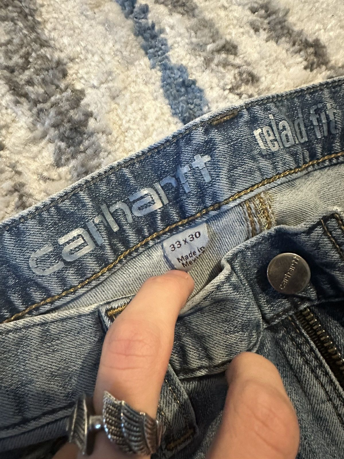 Carhartt CARHARTT VINTAGE JEANS 33 x 30 Size US 33 - 4 Thumbnail