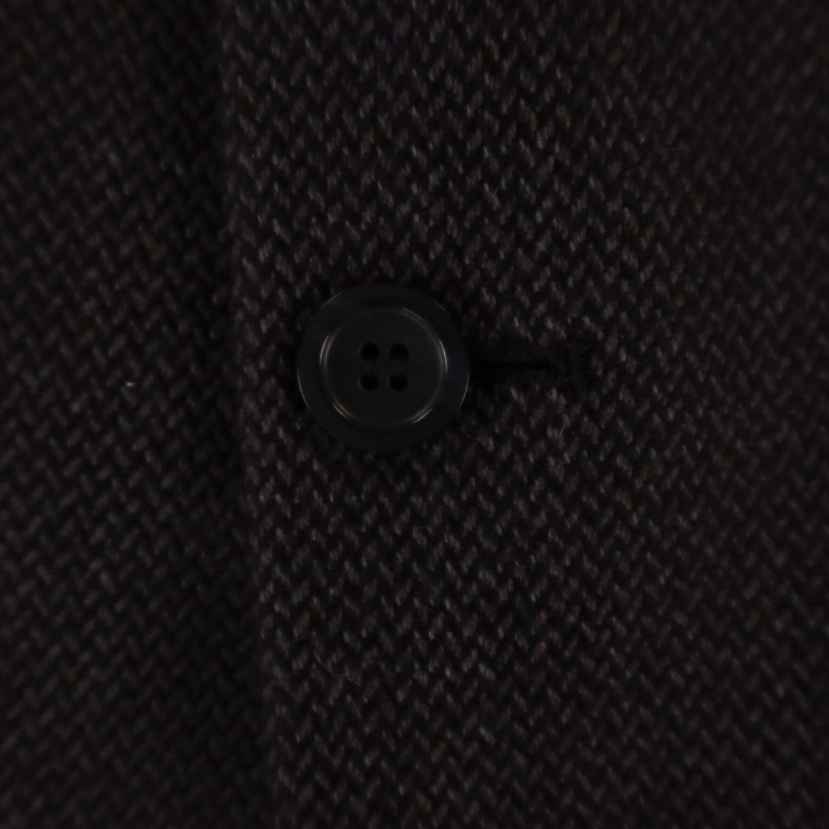 VINTAGE Stafford Blazer Mens 46R Tweed Herringbone Wool Cashmere 3-Button Notch Lapel Brown Gray Jacket Vintage 80s 90s City Preppy