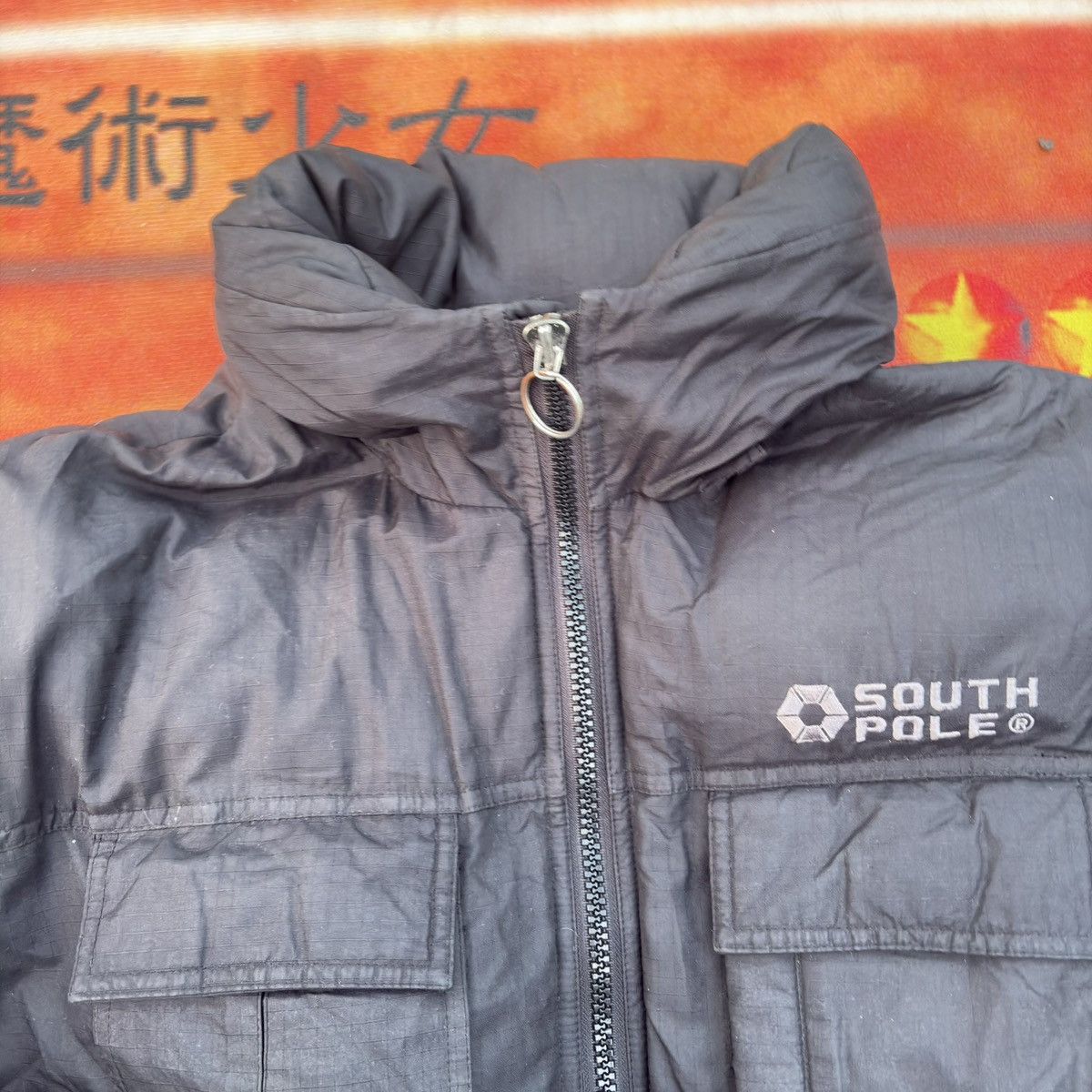 Southpole South Pole Vintage Hooded Puffer Jacket Size US L / EU 52-54 / 3 - 6 Thumbnail