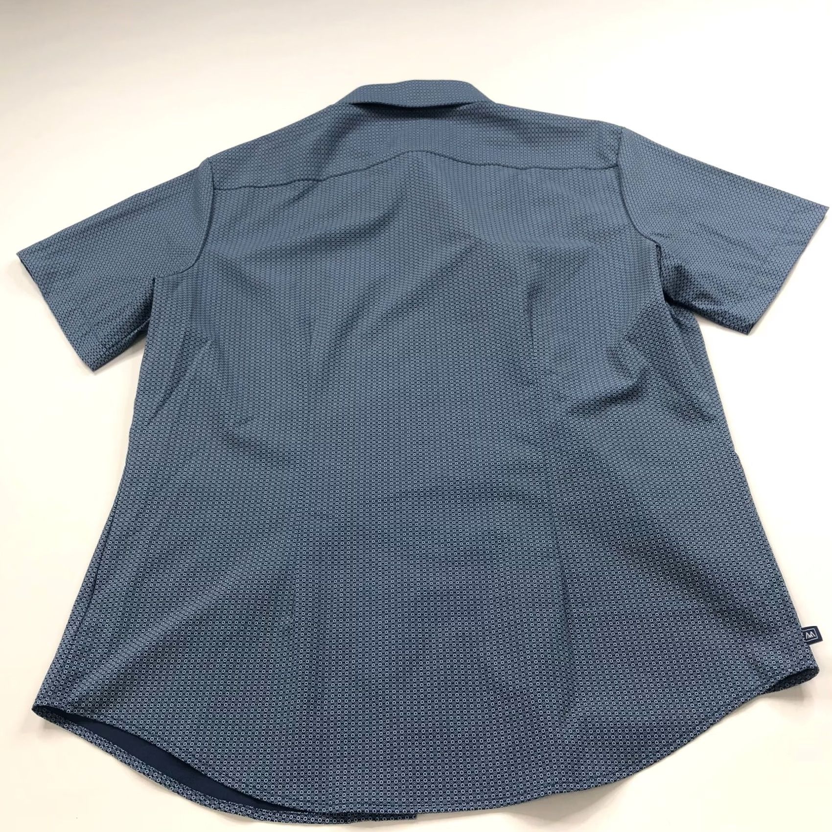 Mizzen+Main Mizzen+Main Performance Trim Button SS Shirt All Over Print Blue MINT Size US M / EU 48-50 / 2 - 5 Thumbnail