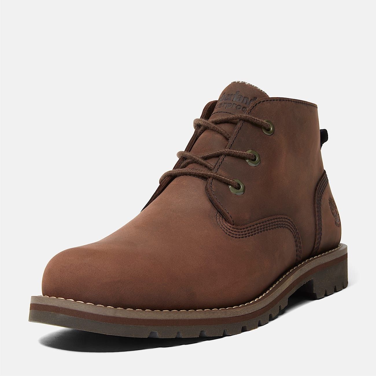 TIMERLAND MEN'S 13 LARCHMONT PREMIUM WP LEATHER CHUKKA BOOT