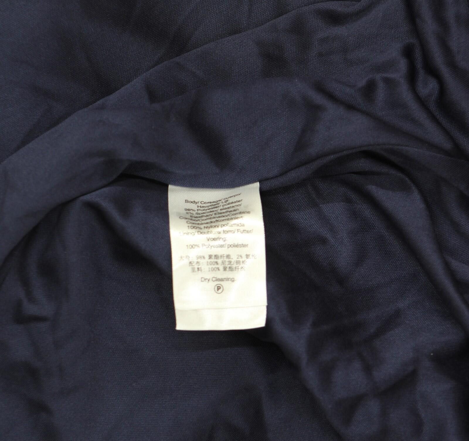 DKNY Dkny Embellished Blouson-sleeve Gown Ed4eza01 Spring Navy 4 Size S / US 4 / IT 40 - 5 Thumbnail