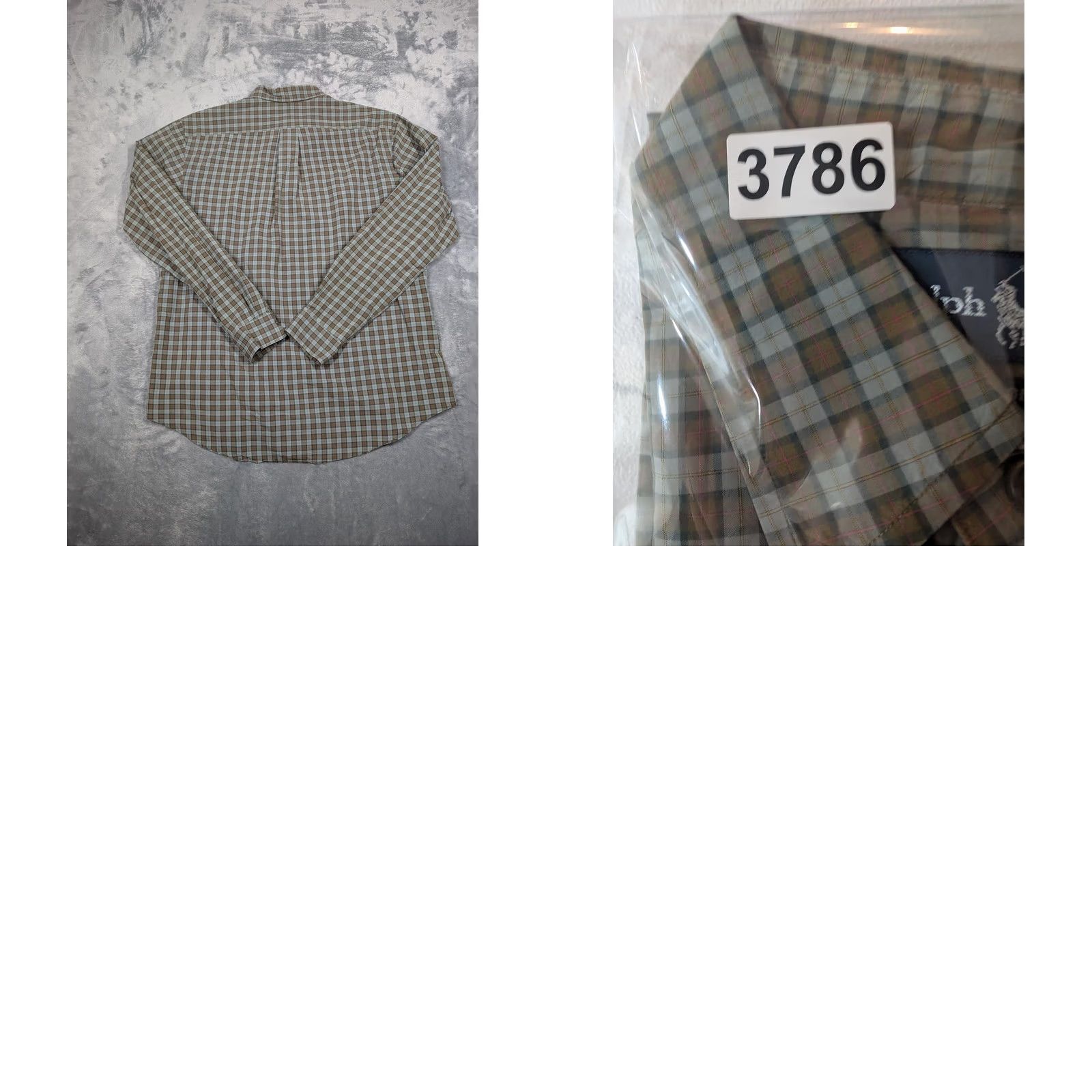 Ralph Lauren Ralph Lauren Shirt Mens L Brown Plaid Long Sleeve Button Down Custom Fit Shirt Size US L / EU 52-54 / 3 - 8 Thumbnail
