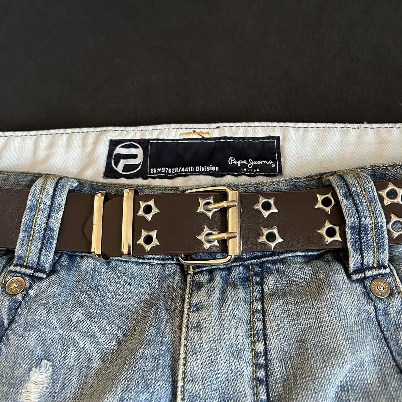 Japanese Brand × Vintage Y2K 2000s Style Star-studded Classic Skater Belt Size ONE SIZE - 7 Thumbnail