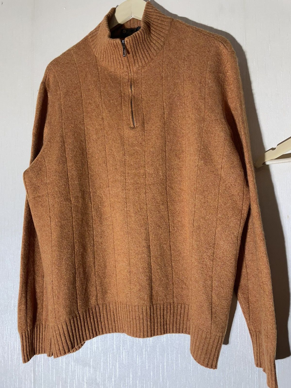 Loro Piana Loro Piana cashmere 1/4 zip sweater Size US XL / EU 56 / 4 - 6 Thumbnail
