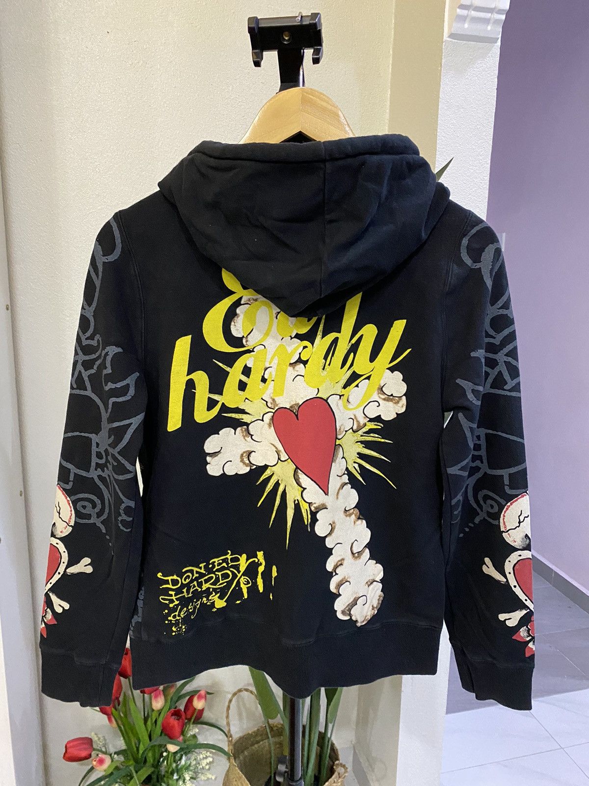 Christian Audigier × Ed Hardy Ed Hardy Zipper Hoodie Size M / US 6-8 / IT 42-44 - 2 Thumbnail
