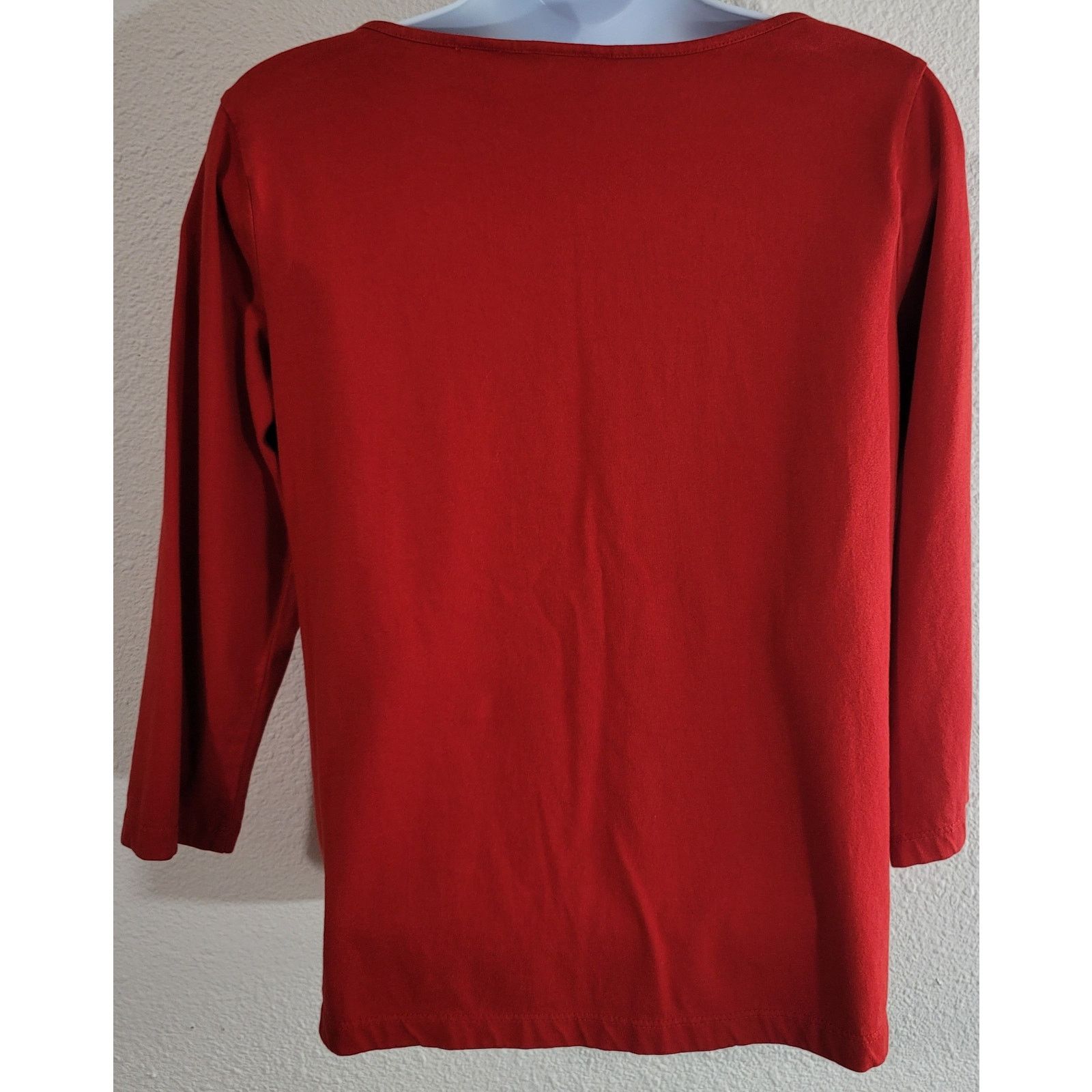 Other Villager Sport Red Embroidered Beaded Detail Small Size S / US 4 / IT 40 - 3 Thumbnail