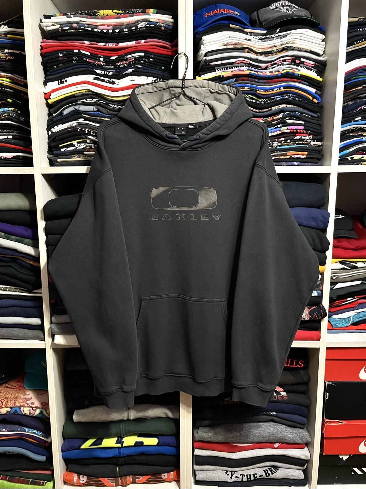Oakley × Streetwear × Vintage Vintage Oakley center logo Y2K 
