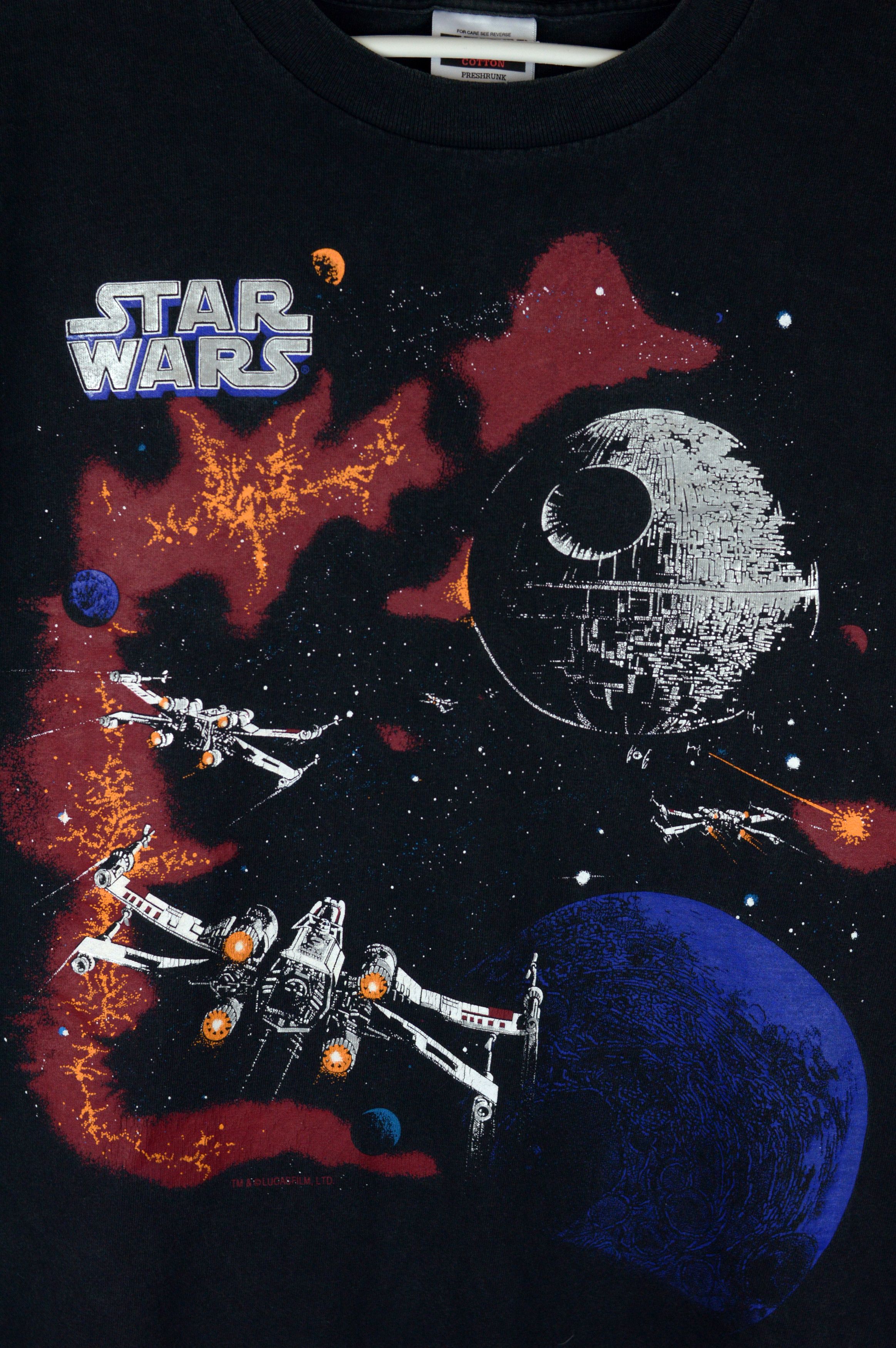 Star Wars × Vintage Vintage Star Wars Lucasfilm 90s t shirt Size US L / EU 52-54 / 3 - 2 Thumbnail