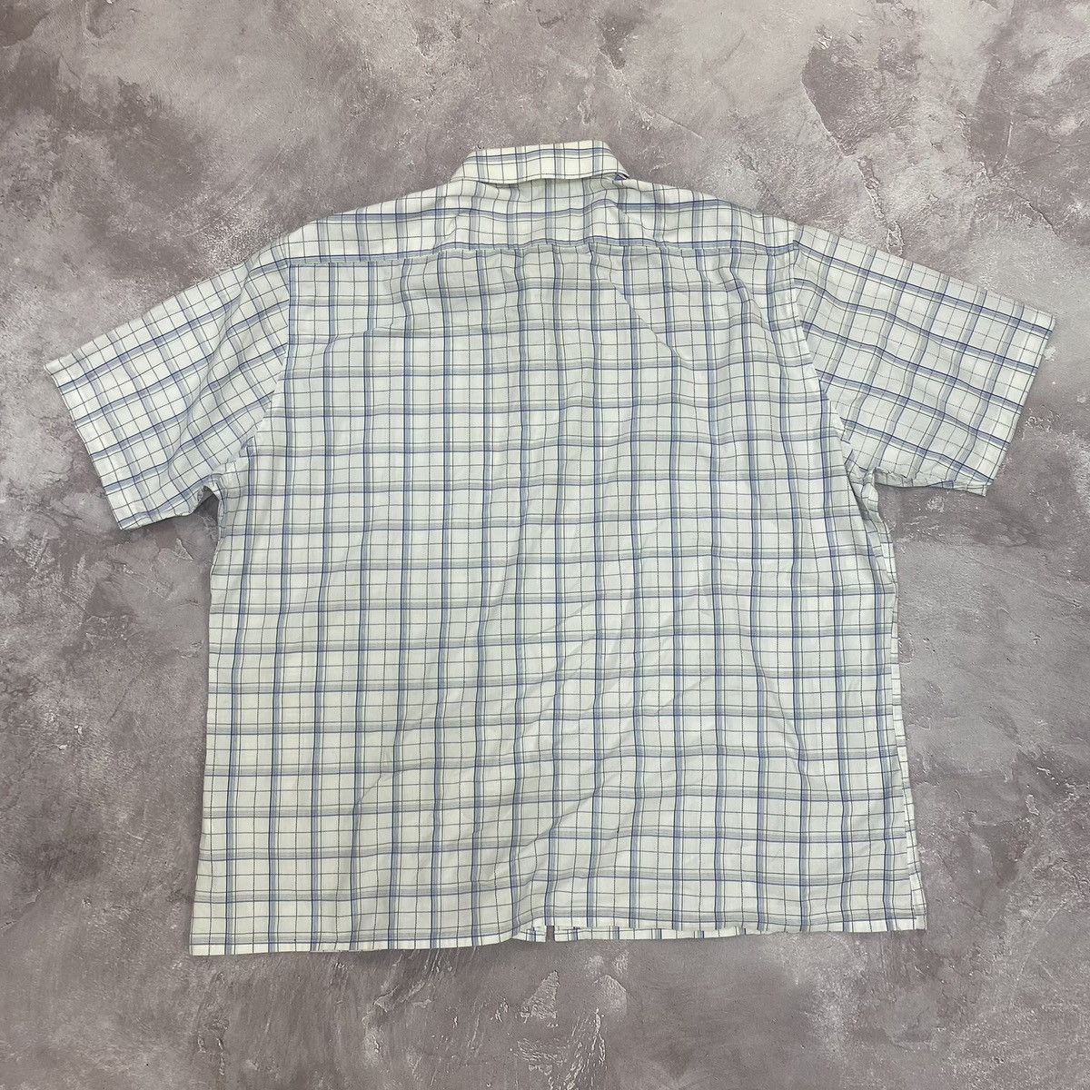 Yves Saint Laurent Vintage YSL Long Sleeve Checkered Tennis Shirt Short Sleeve Size US XL / EU 56 / 4 - 9 Thumbnail