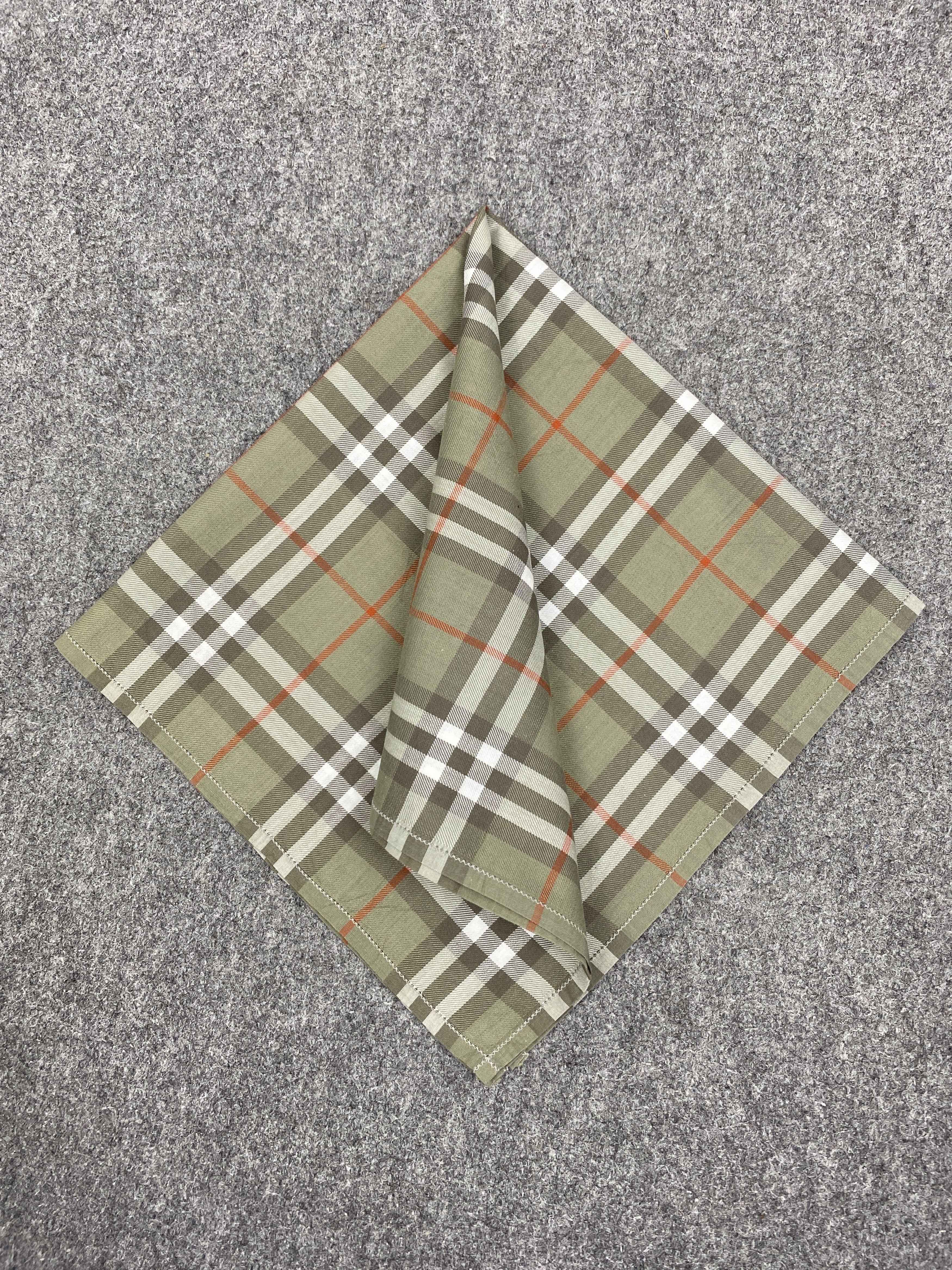 Burberry × Vintage Burberry Handkerchief / Bandana / Neckerchief HKC0223 Size ONE SIZE - 3 Thumbnail