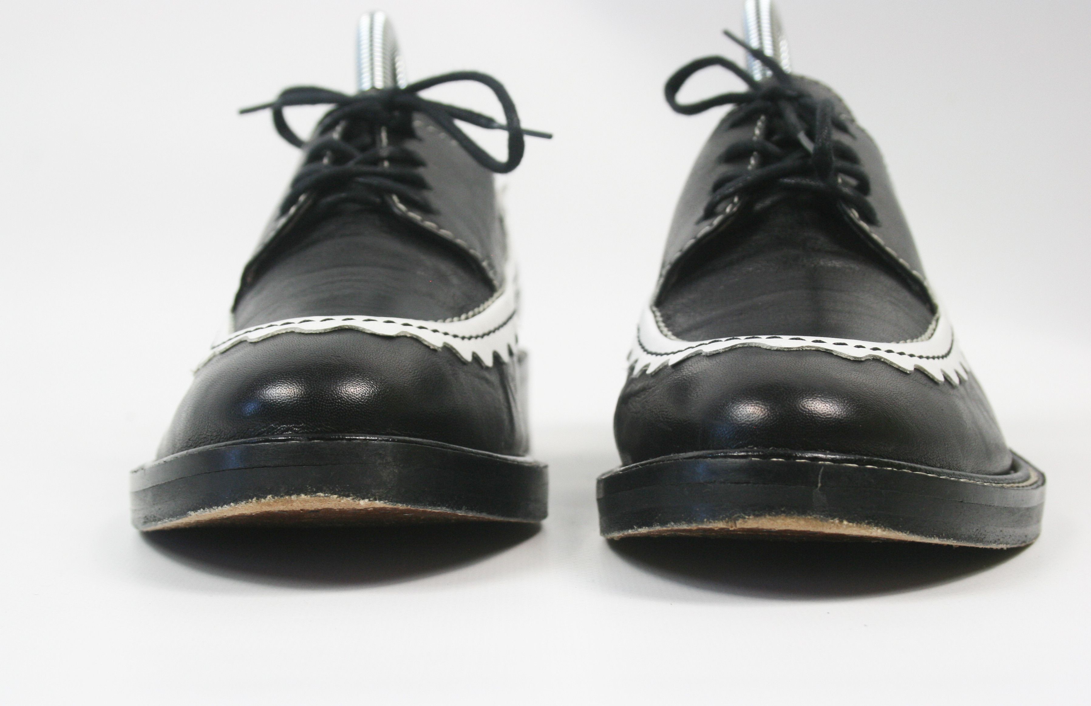 Alexa Chung AC-30 Scallop-edge Leather Derby Shoes Size US 8 / IT 38 - 3 Thumbnail