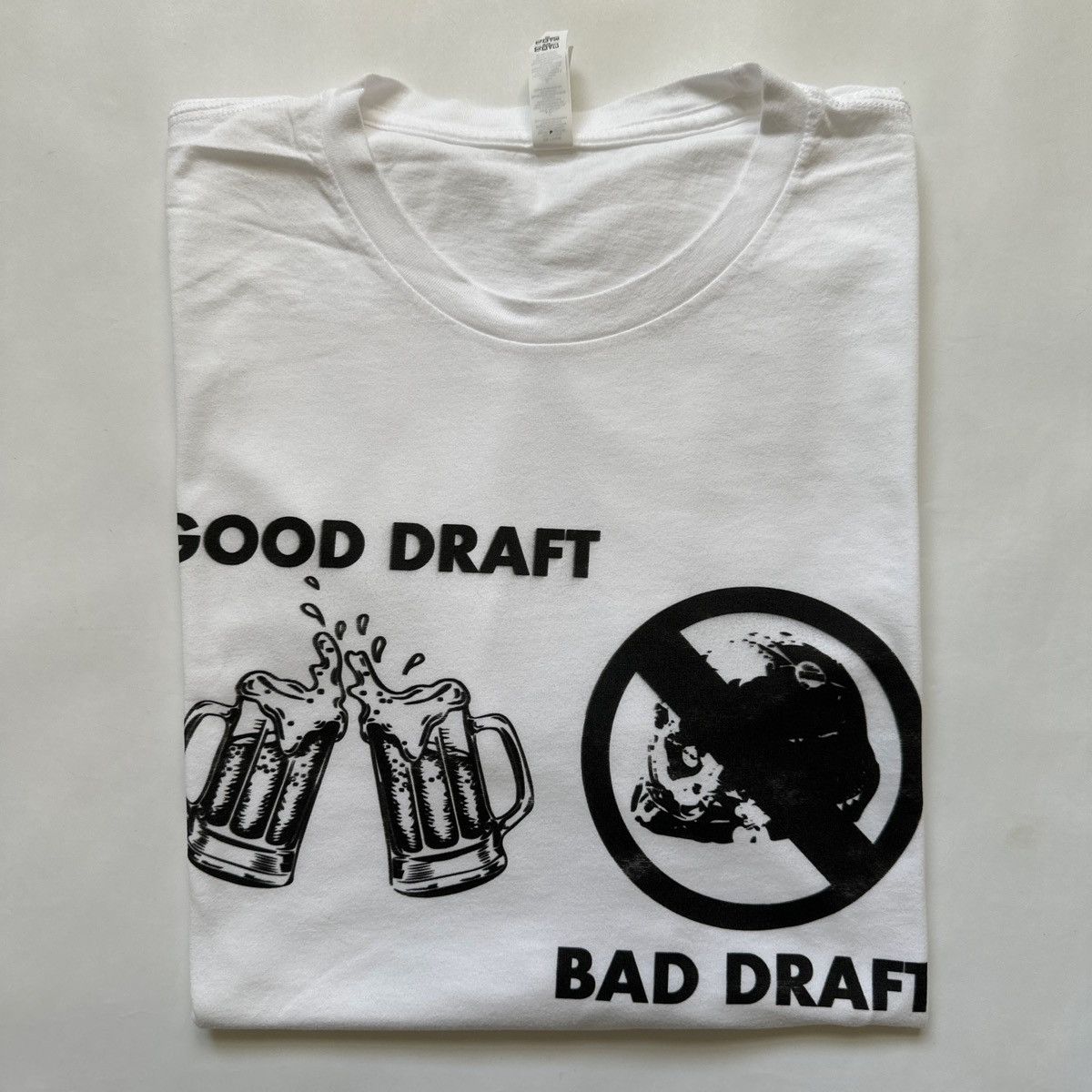 Vintage VTG Vintage military anti war drinking beer party slogan tee Size US L / EU 52-54 / 3 - 3 Thumbnail