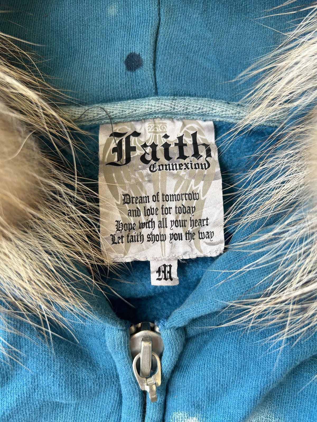 Japanese Brand Fur hoodie faith connexion light heaven style ifsixwasnine Size US M / EU 48-50 / 2 - 12 Thumbnail