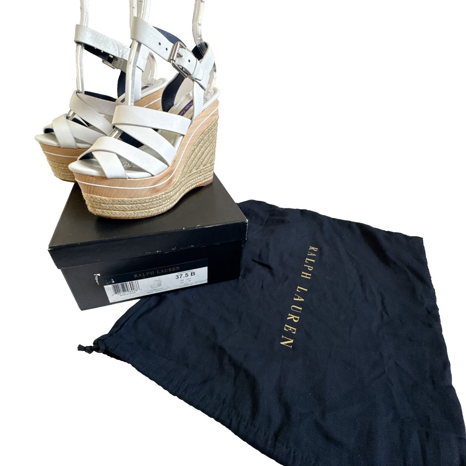 Ralph Lauren Ralph Lauren Purple Label Espadrille Wedge Platform 37.5 Size US 7.5 / IT 37.5 - 12 Thumbnail