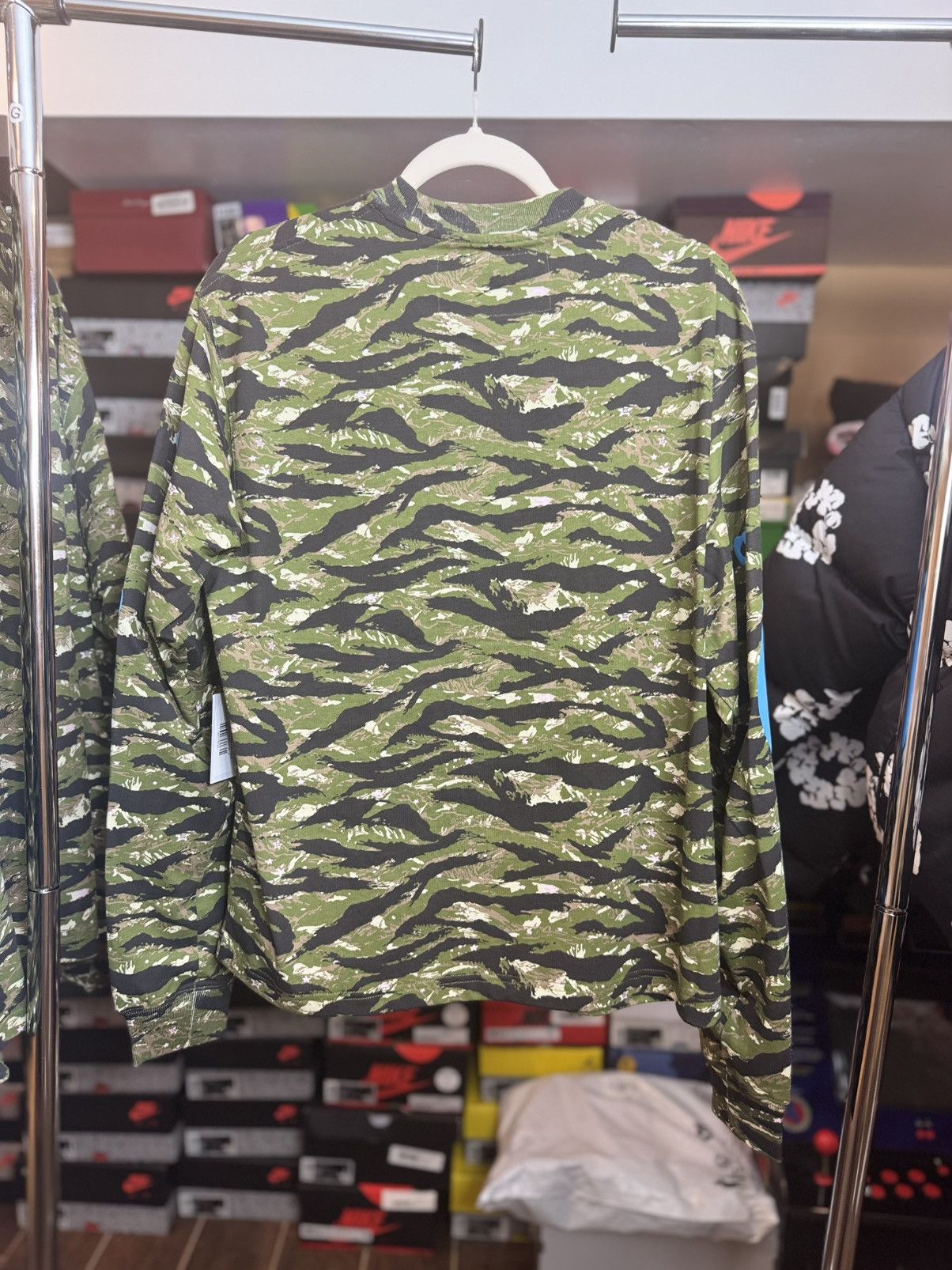 Sp5der Sp5der Beluga Tiger Camo Long-sleeve Tee - Size S Size US S / EU 44-46 / 1 - 3 Thumbnail