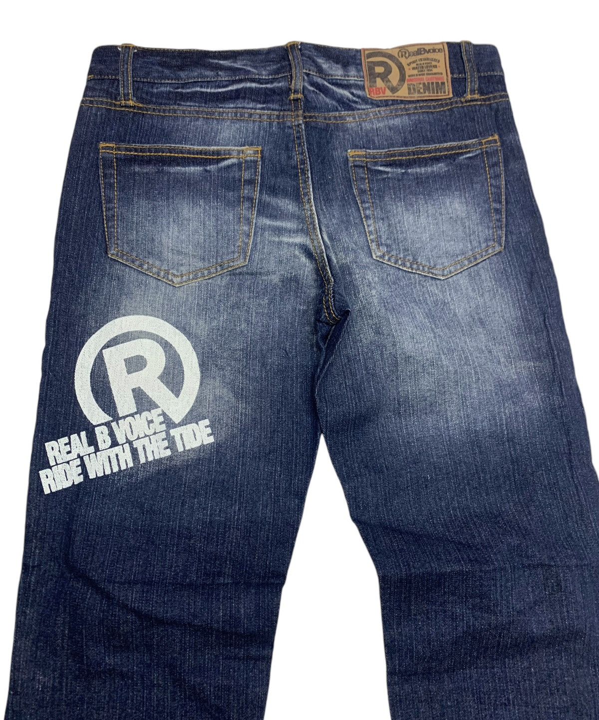Other Real bvoice denim distressed and patchwork Size US 31 - 5 Thumbnail