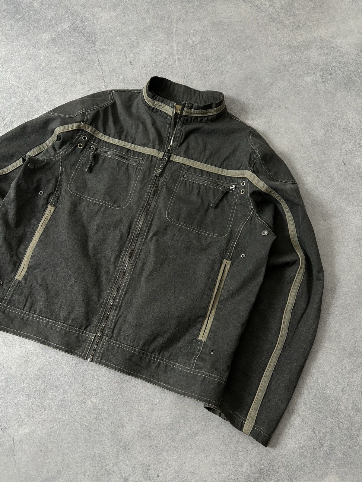 Japanese Brand Vintage D2 biker jacket mens y2k size L Size US L / EU 52-54 / 3 - 4 Thumbnail
