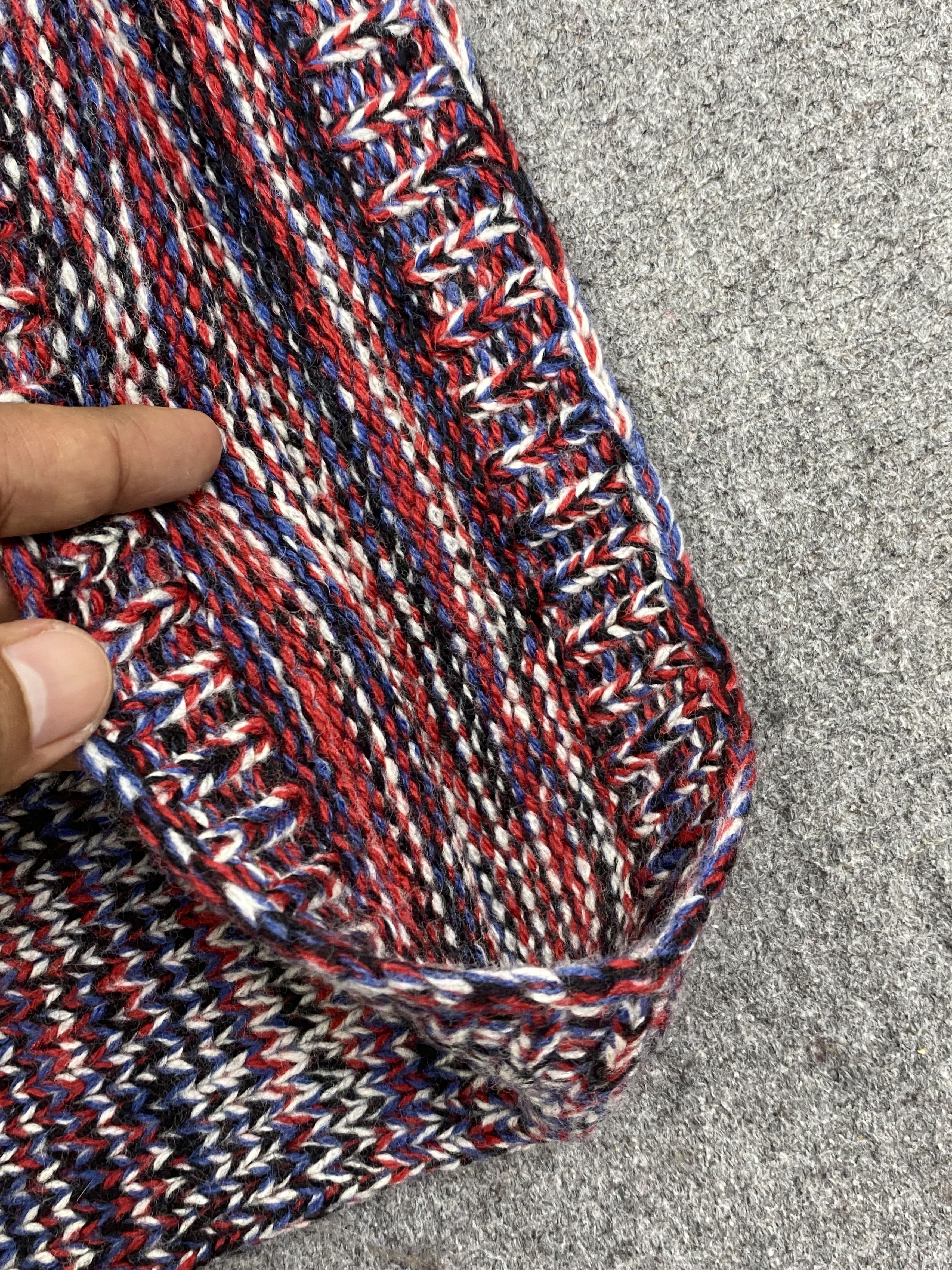 Katharine Hamnett London Vintage Katharine Hamnett Scarf Muffler Wool Knitted SC0255 Size ONE SIZE - 8 Thumbnail