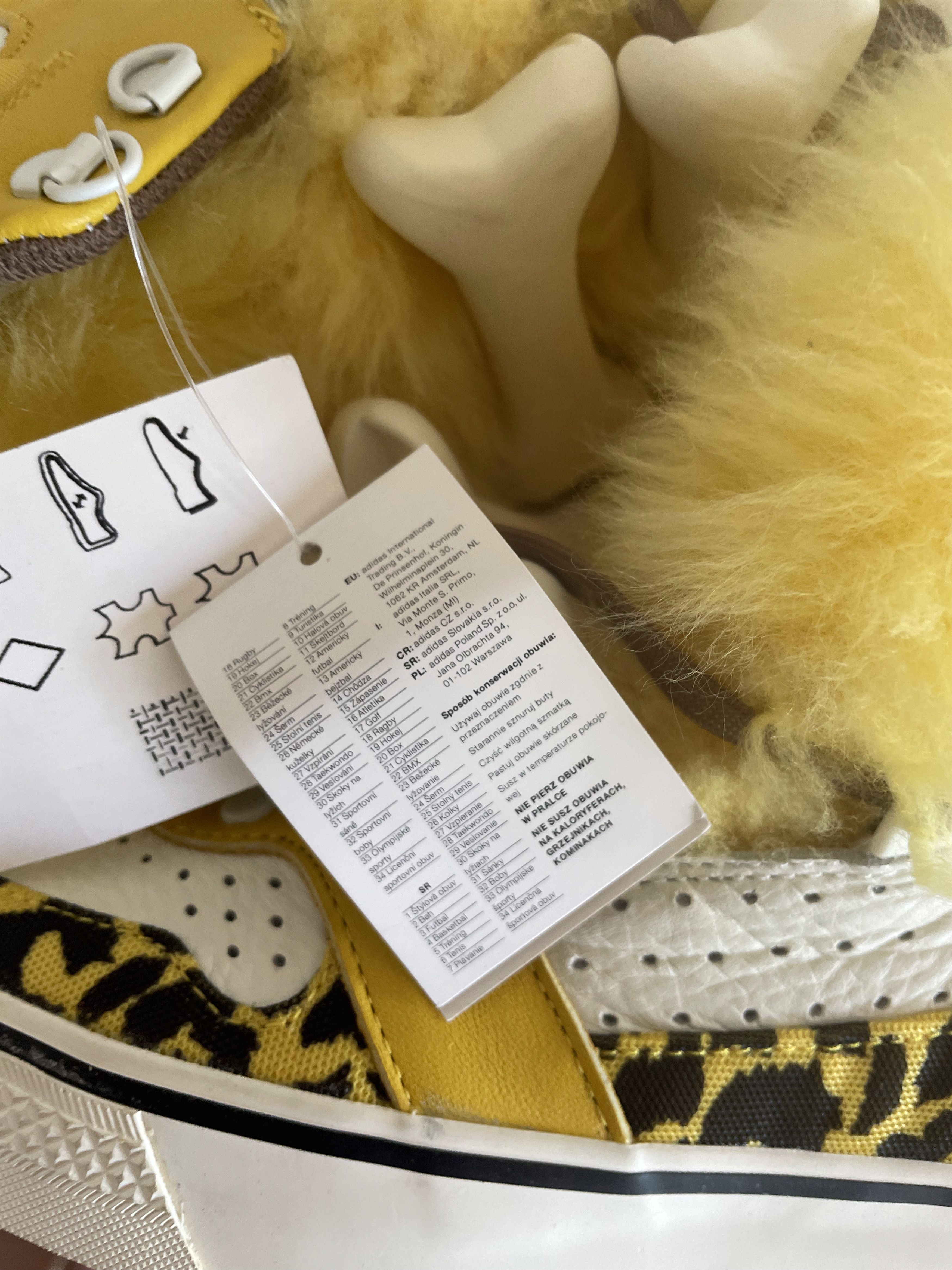 Adidas × Jeremy Scott JS Bones Fur Sneakers Size US 7.5 / EU 40-41 - 19 Thumbnail