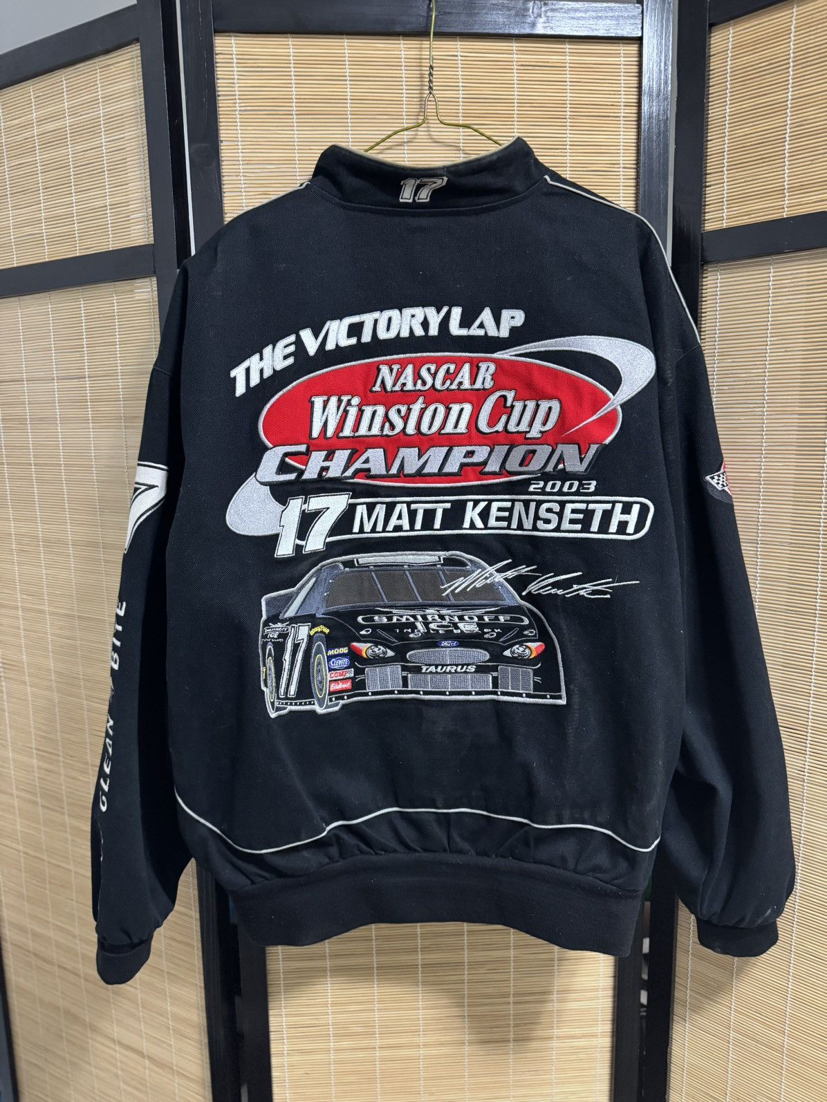 NASCAR × Vintage Vintage 2000s Matt Kenseth Winston Cup NASCAR Jacket Size US XL / EU 56 / 4 - 2 Thumbnail