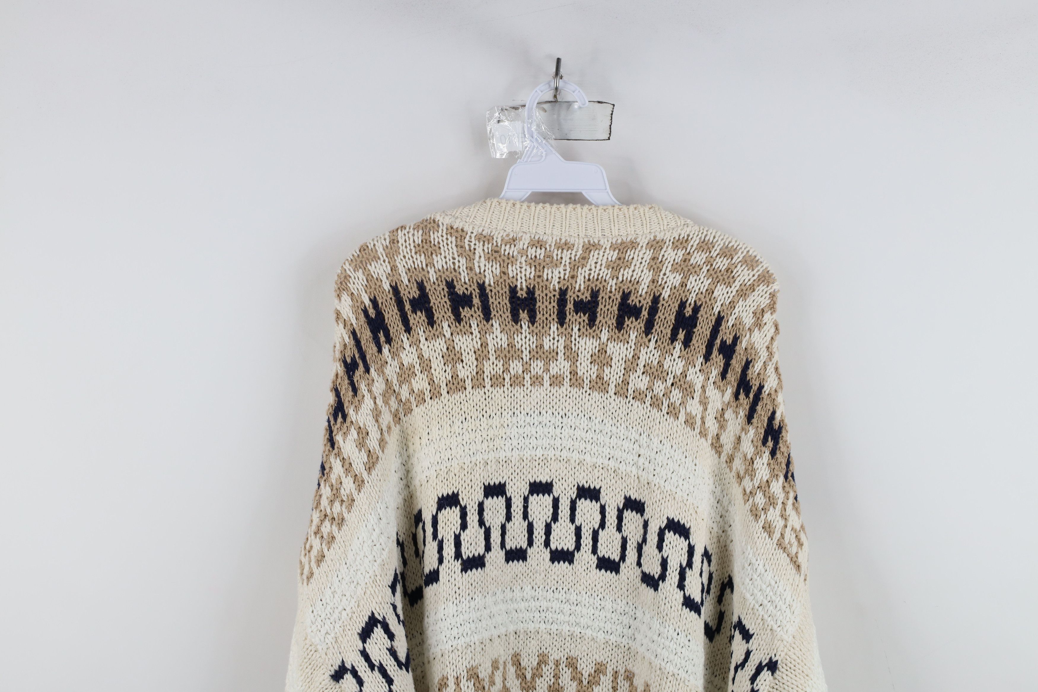 Vintage Vintage 90s Streetwear Chunky Knit Crewneck Sweater USA Size US XL / EU 56 / 4 - 9 Thumbnail