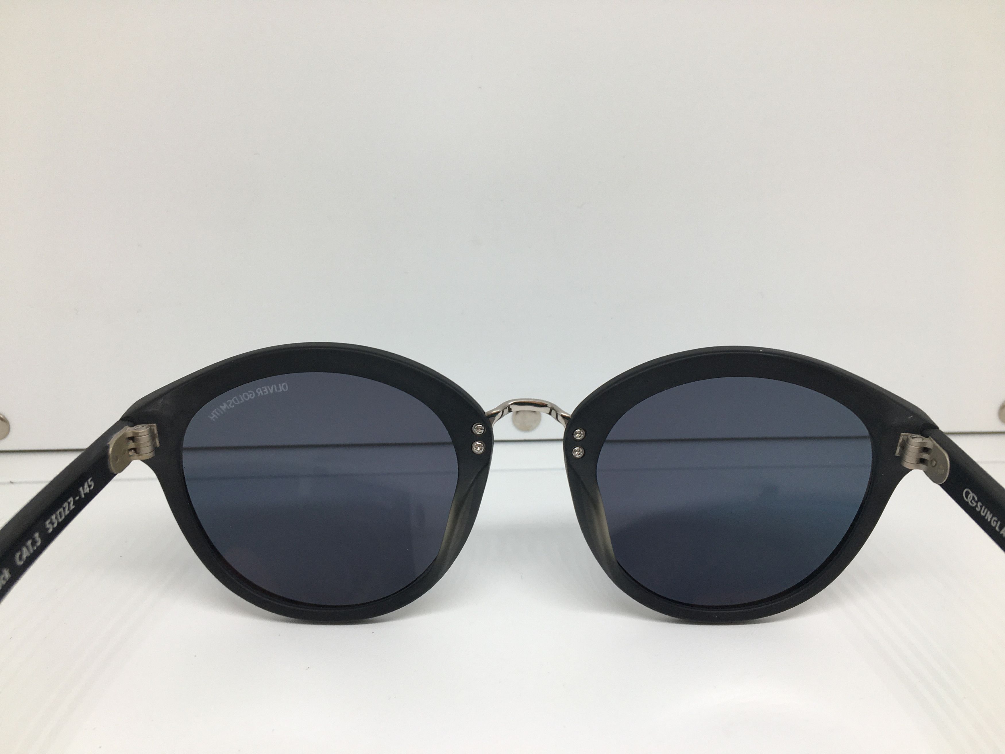 Other Oliver Gold Smith Matte Black Sunglasses Frame Size ONE SIZE - 5 Thumbnail