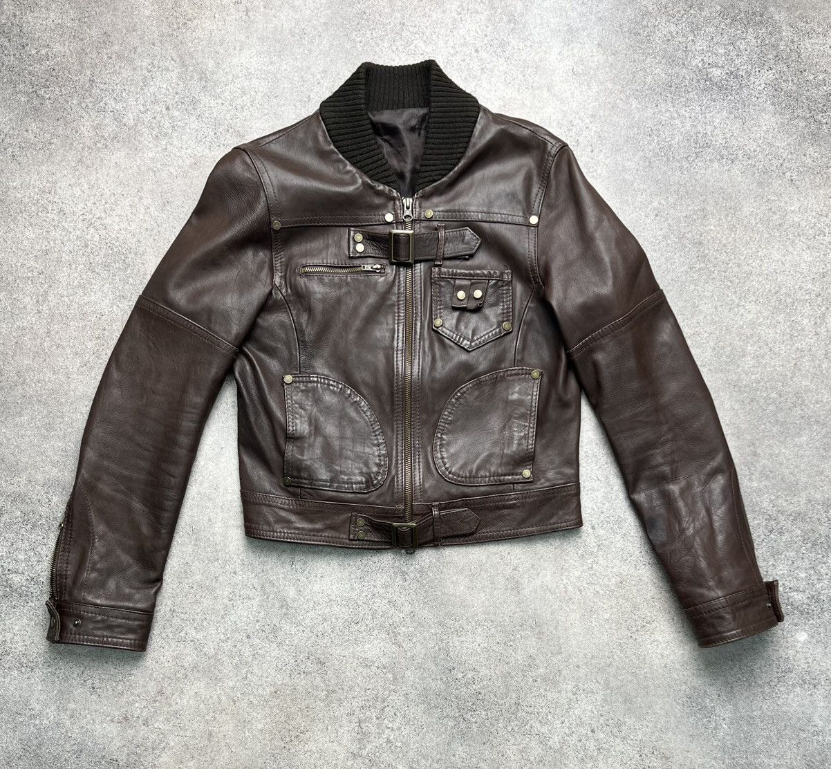 Vintage Vintage boho avant garde gorgeous leather belted jacket Size XS / US 0-2 / IT 36-38 - 1 Thumbnail