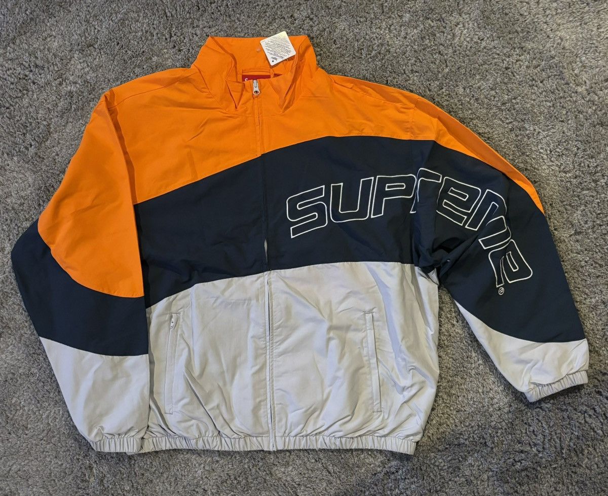 Supreme Supreme curve track jacket grey | Grailed