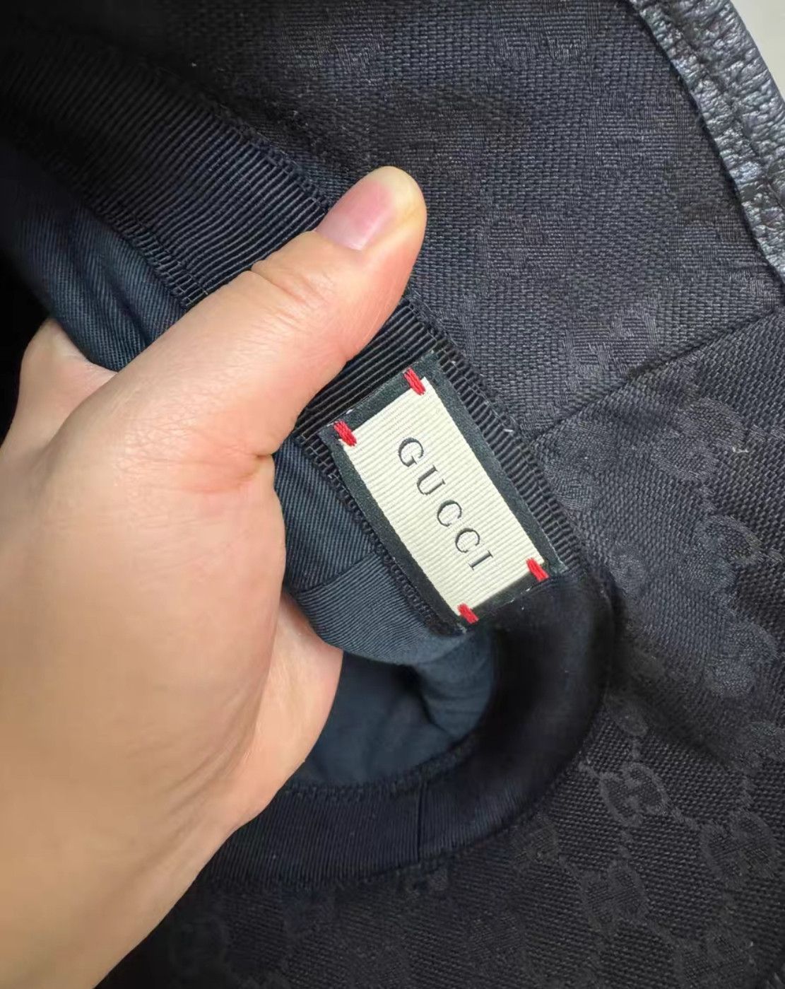 Gucci gucci black bucket hat with gold logo-2507 Size ONE SIZE - 6 Thumbnail