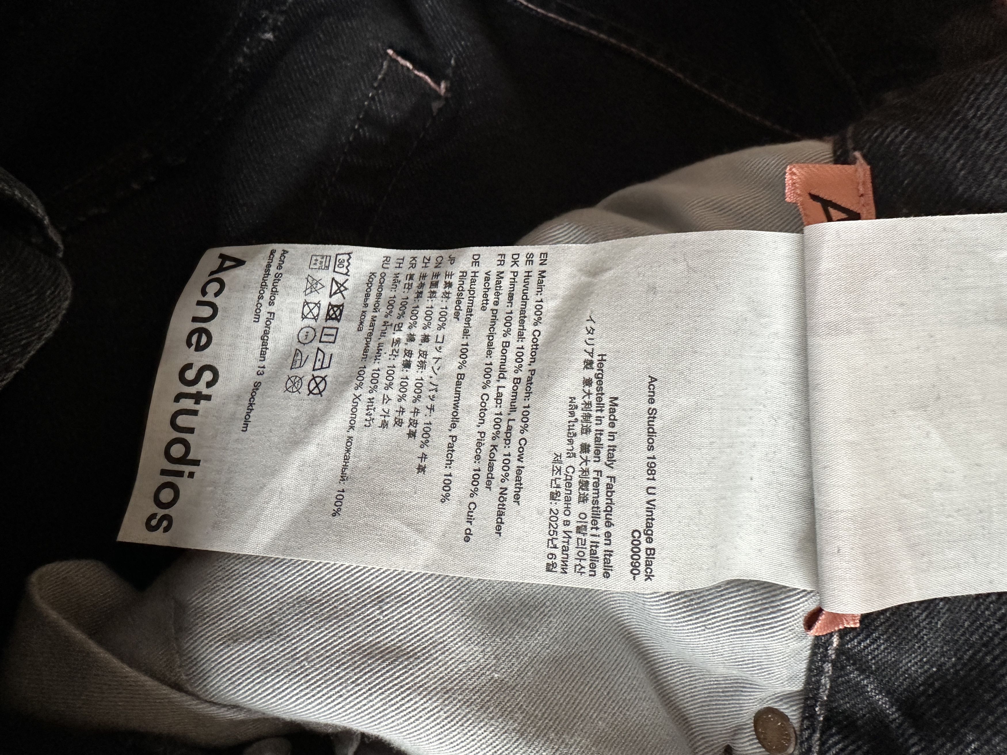 Acne Studios Acne Studios 1981 Baggy Wide Leg Jeans Size US 34 / EU 50 - 6 Thumbnail