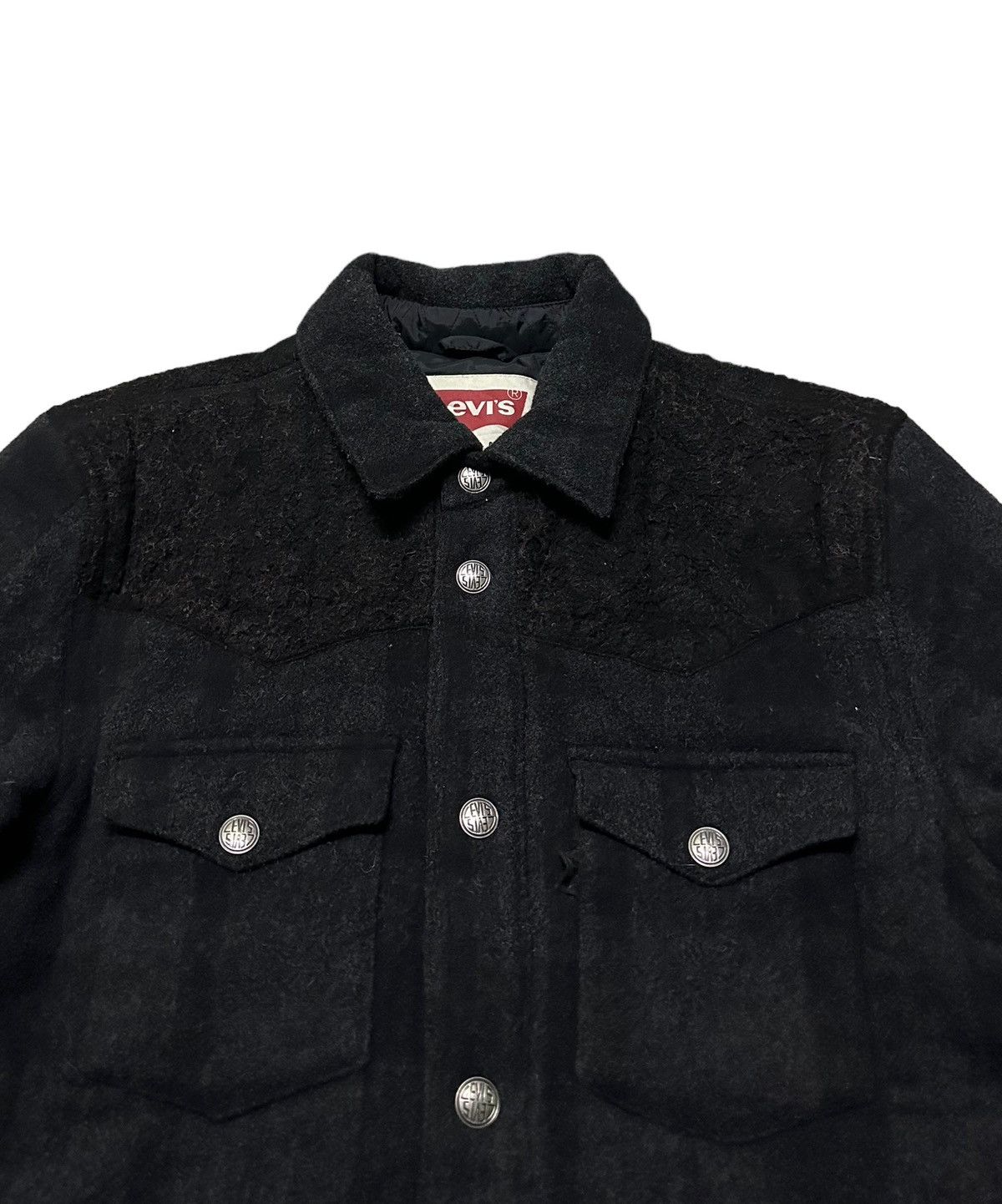 Levi's Levis snap button western style wool jacket Size US S / EU 44-46 / 1 - 3 Thumbnail