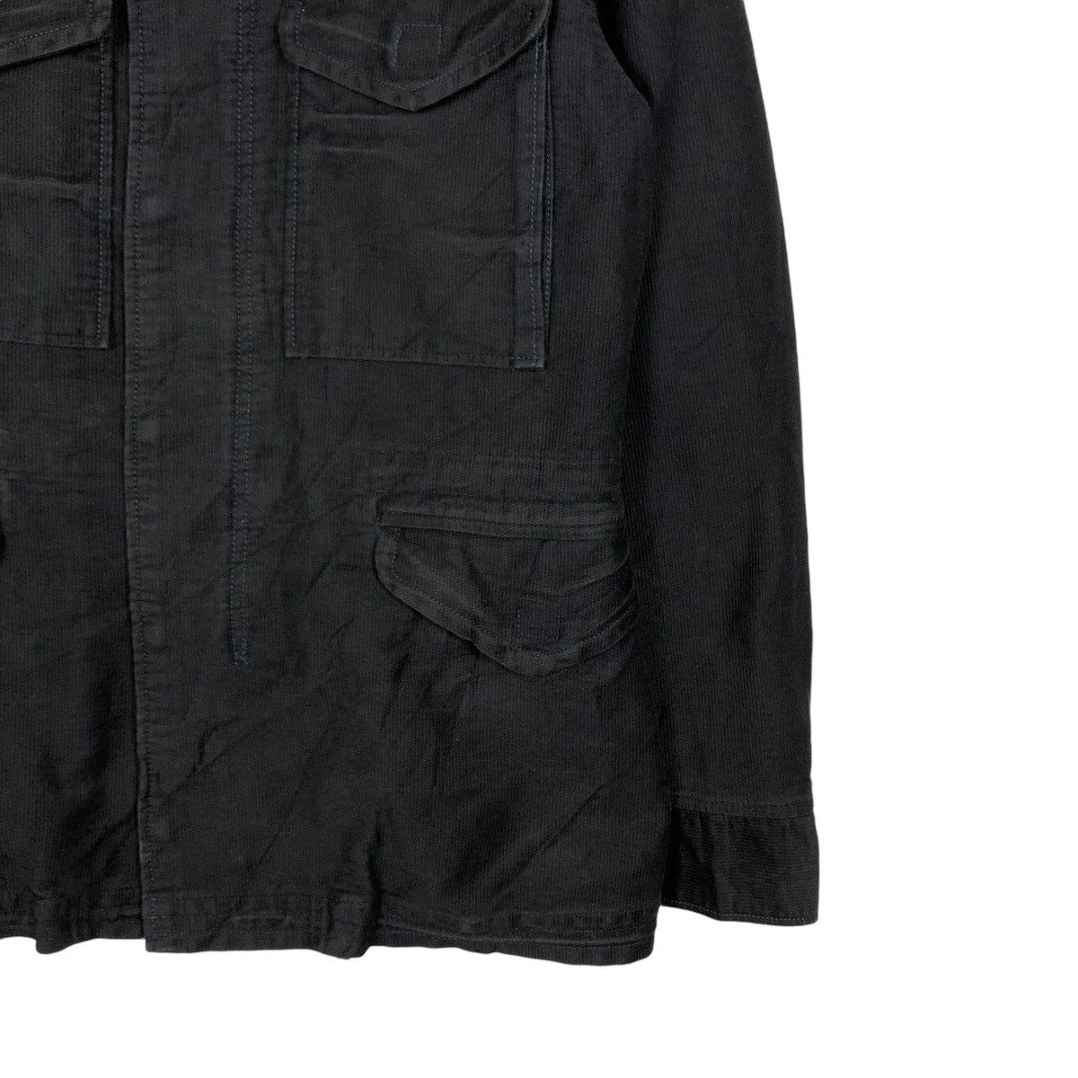 Blue Blue Japan 🔥VINTAGE DECK BIKER JACKET CORDUROY BLUE BLUE JAPAN ARIGATO Size US M / EU 48-50 / 2 - 7 Thumbnail