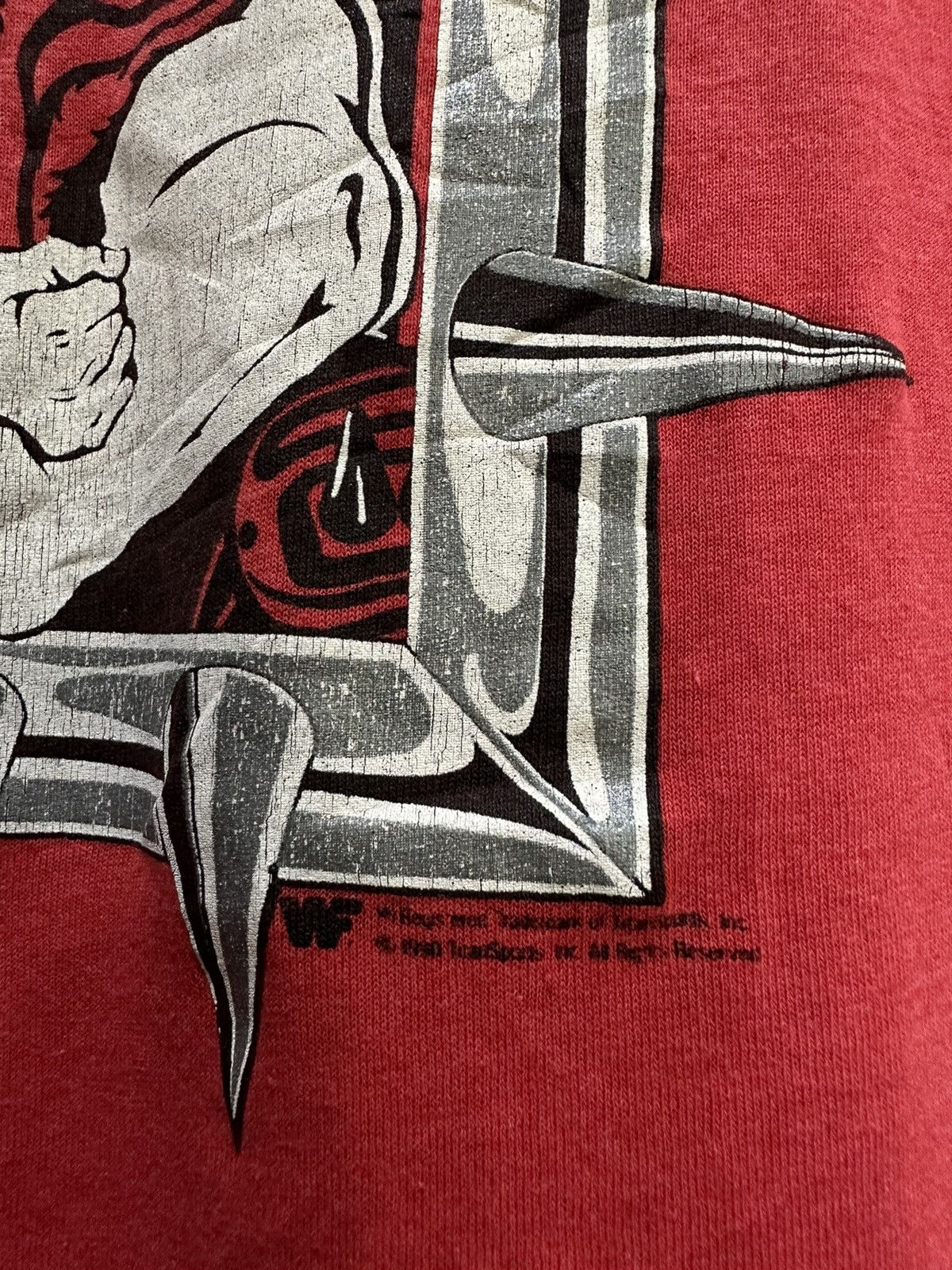 Vintage Vintage 90s Legion Of Doom Wrestling Faded Tee Size US M / EU 48-50 / 2 - 3 Thumbnail