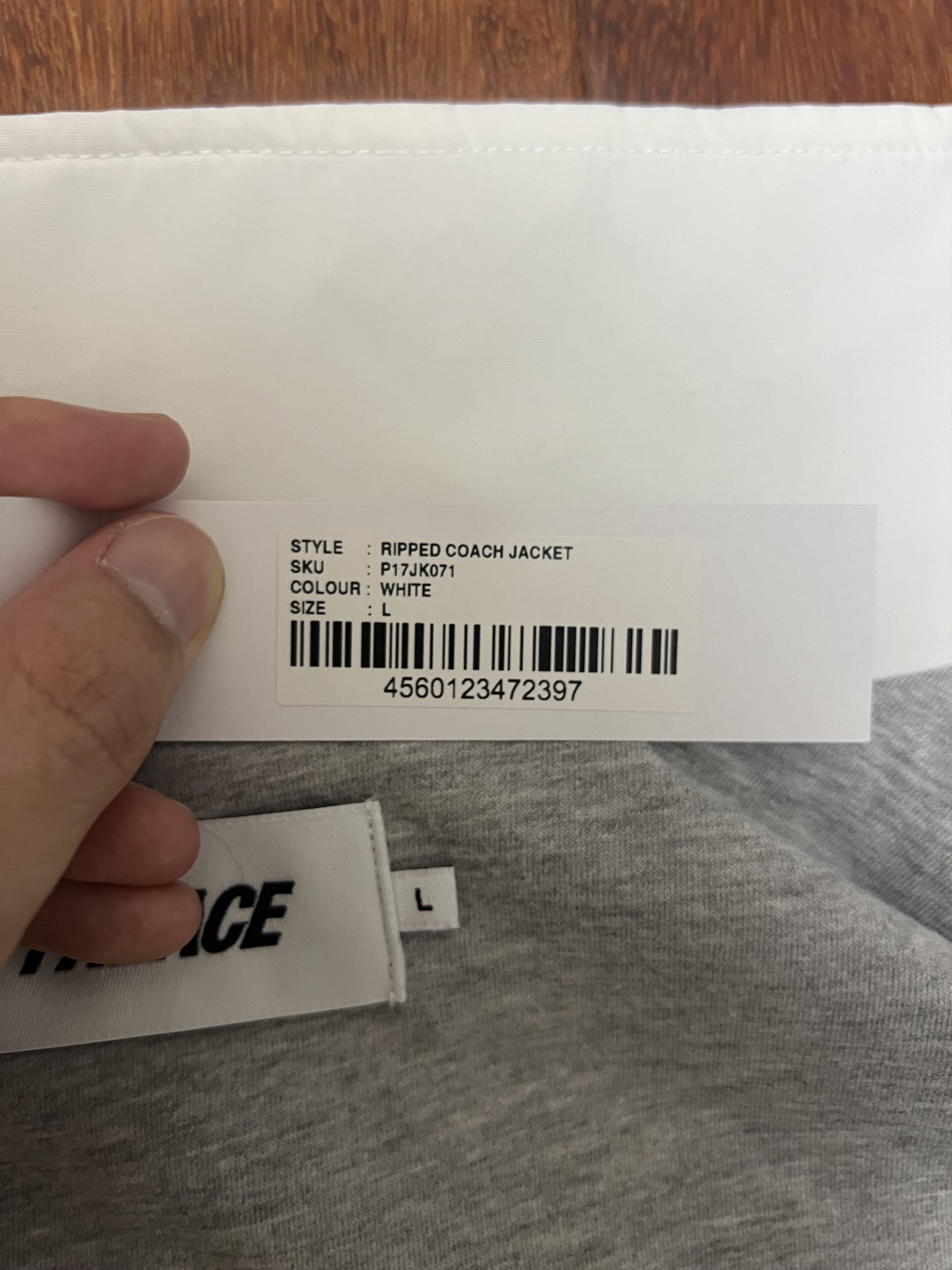 Palace 💚 2019 Palace Ripped Coach Jacket White Large NEW Size US L / EU 52-54 / 3 - 9 Thumbnail
