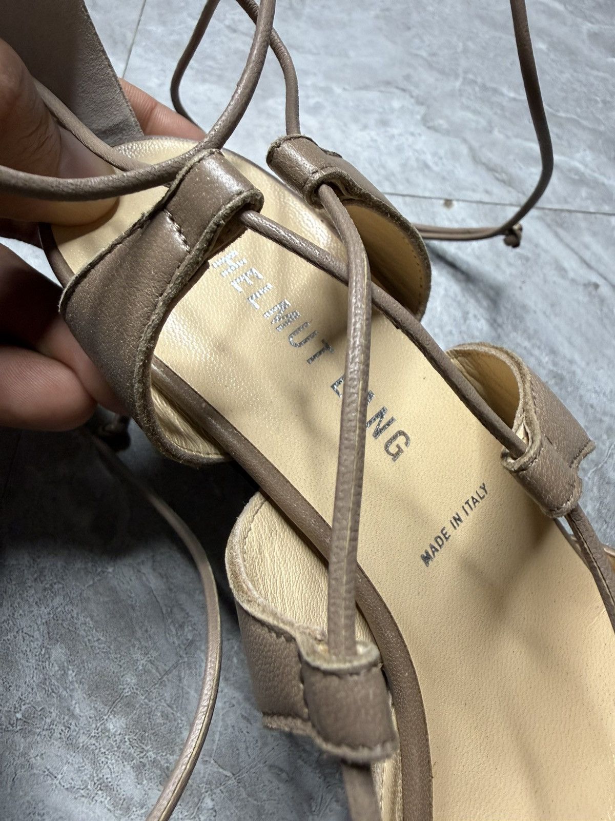 Helmut Lang Vintage Archival Helmut Lang Wrap Around Gladiator Heels Size US 6 / IT 36 - 3 Thumbnail