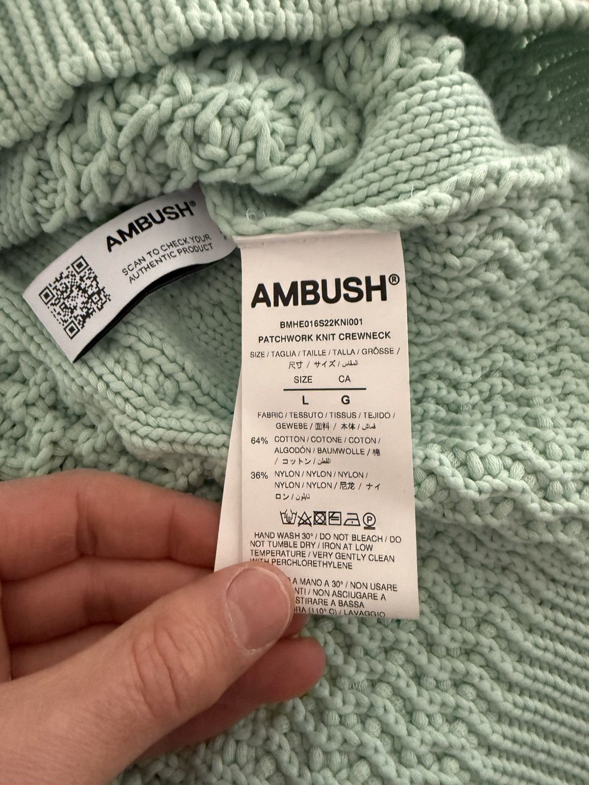Ambush Design Ambush Knitted Jumper Size US L / EU 52-54 / 3 - 8 Thumbnail