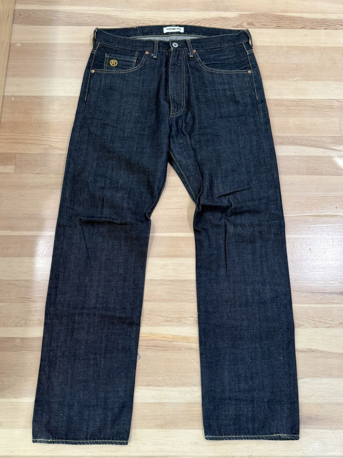 Bape A Bathing ape salvage denim Size US 32 / EU 48 - 2 Thumbnail