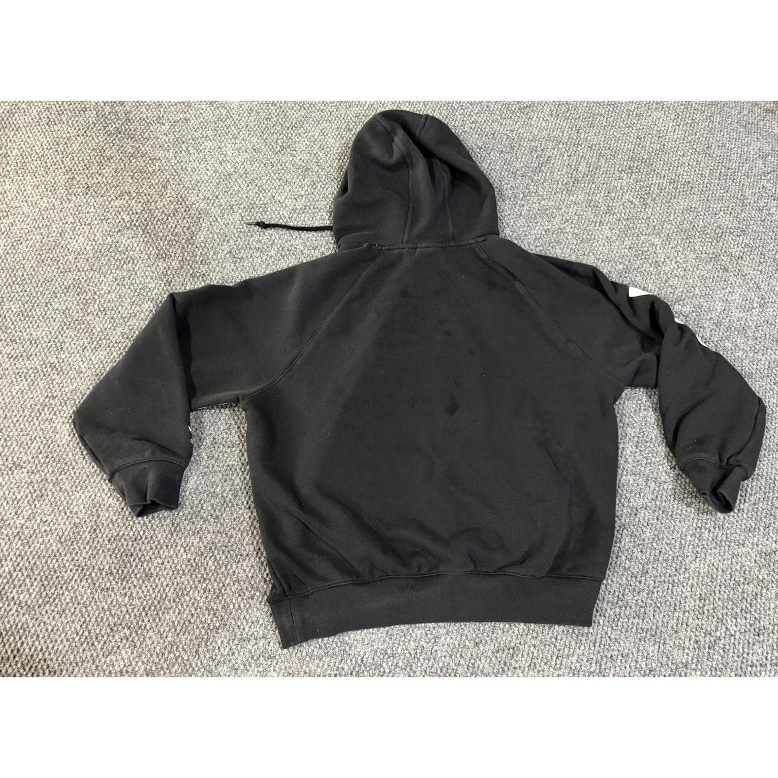 Adidas Adidas Originals Hoodie Womens Small Black Pullover Trefoil Graphic Sweatshirt Size S / US 4 / IT 40 - 6 Thumbnail